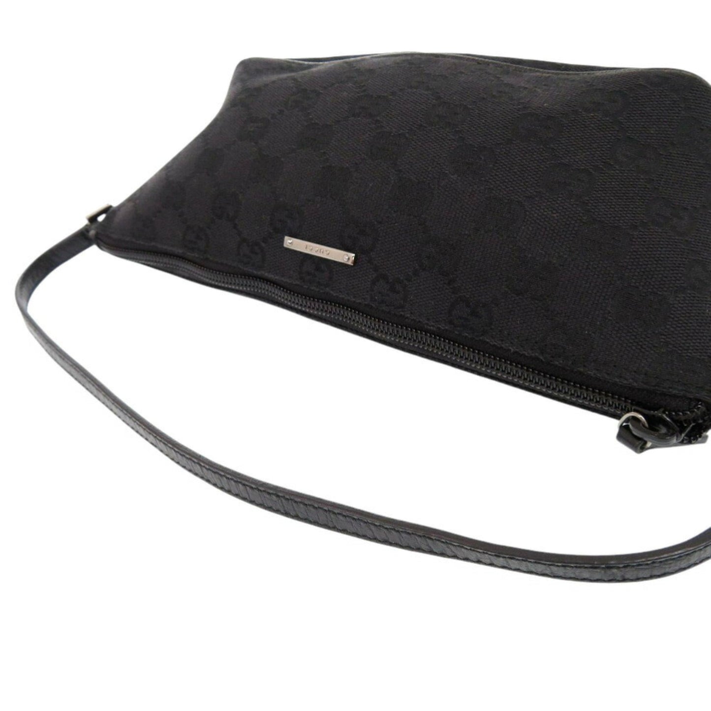 Gucci Gg Canvas Black Gg Canvas Handbag Pouch