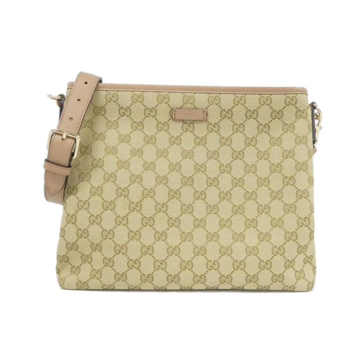 Gucci Gg Canvas Beige Pink Gg Canvas Shoulder Bag