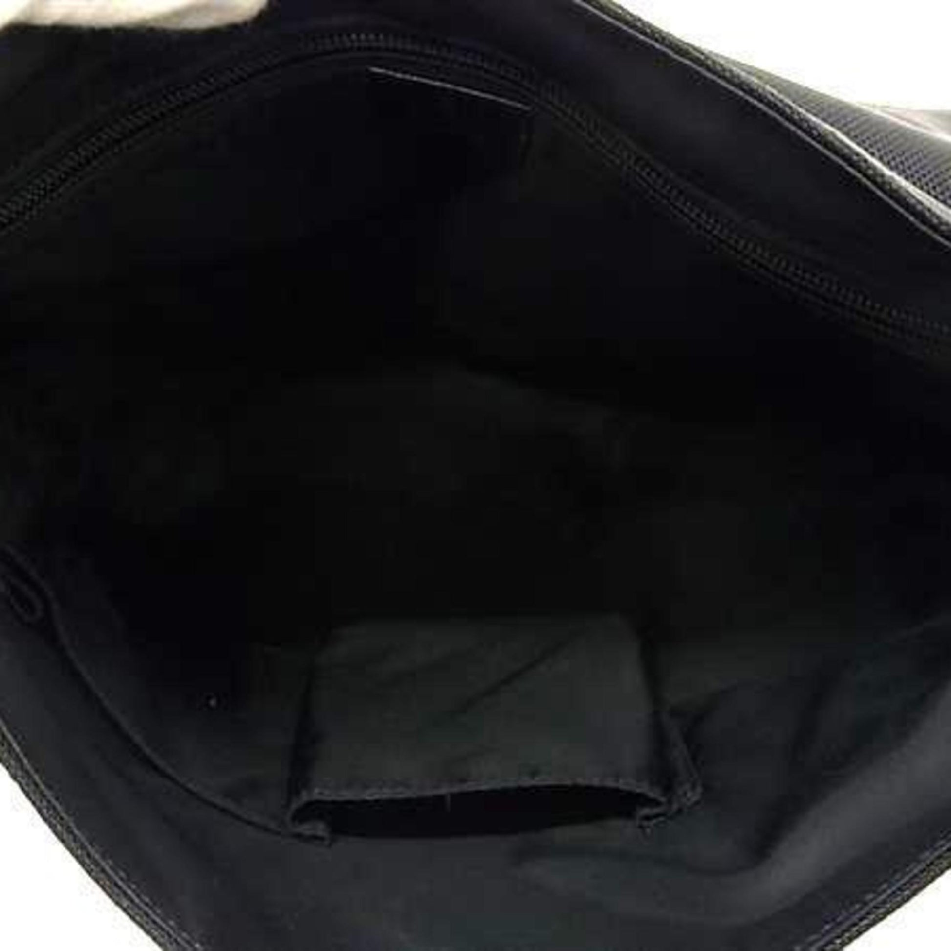 Gucci Black Canvas Leather Messenger Bag Shoulder Bag