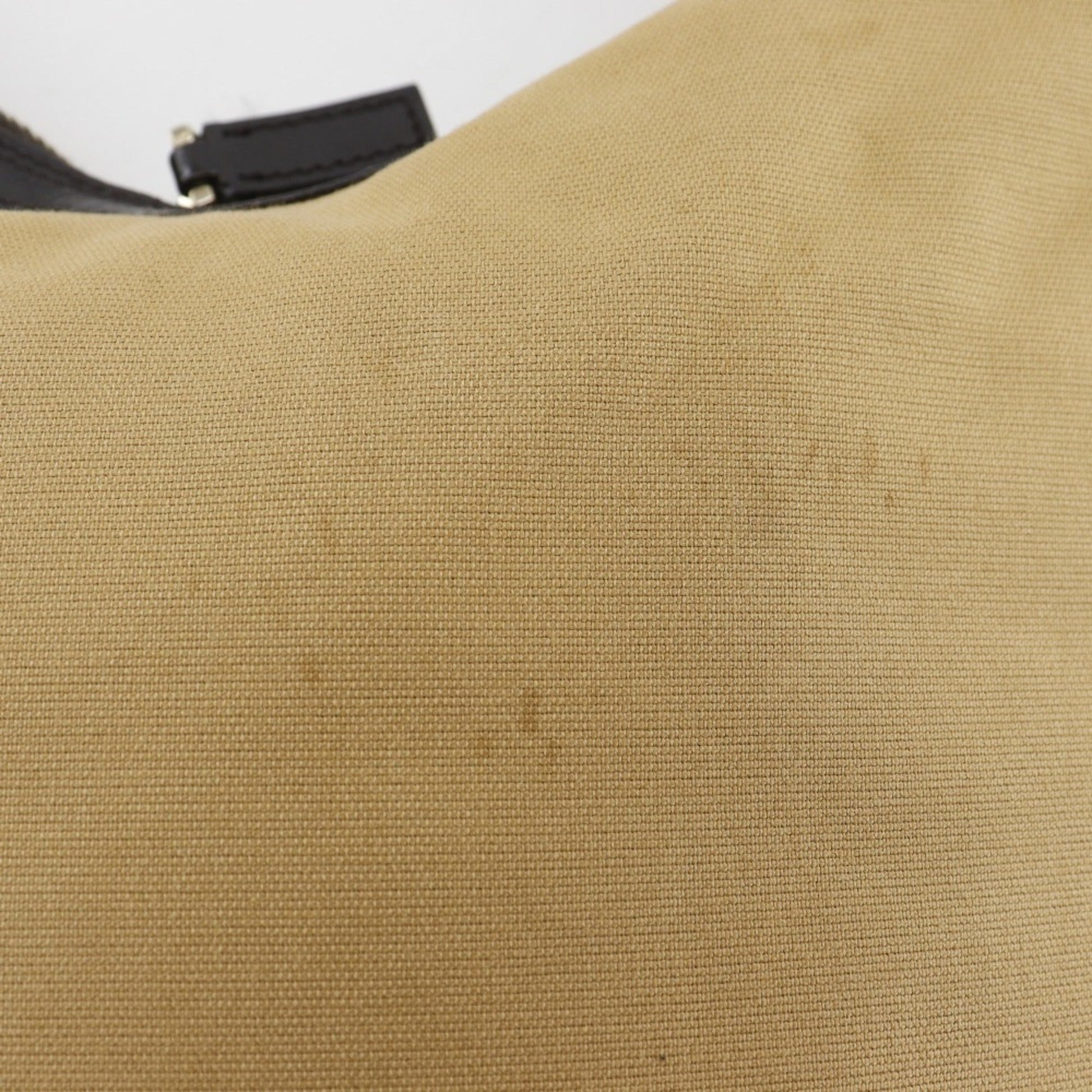 Gucci Beige Canvas Shoulder Bag