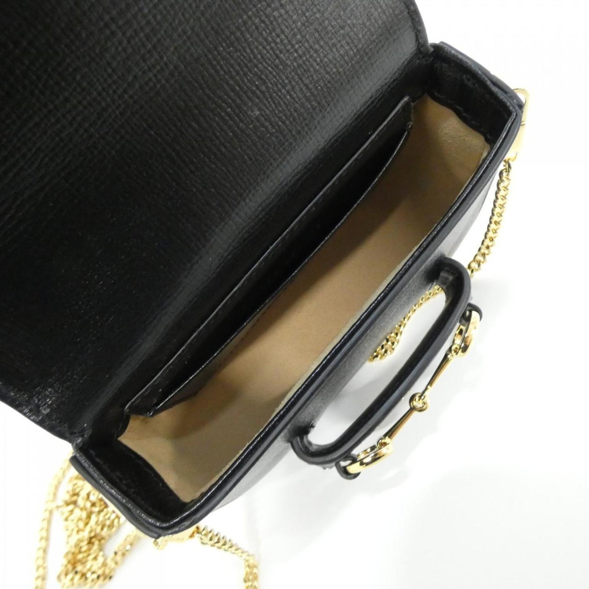 Gucci Black Leather Shoulder Bag
