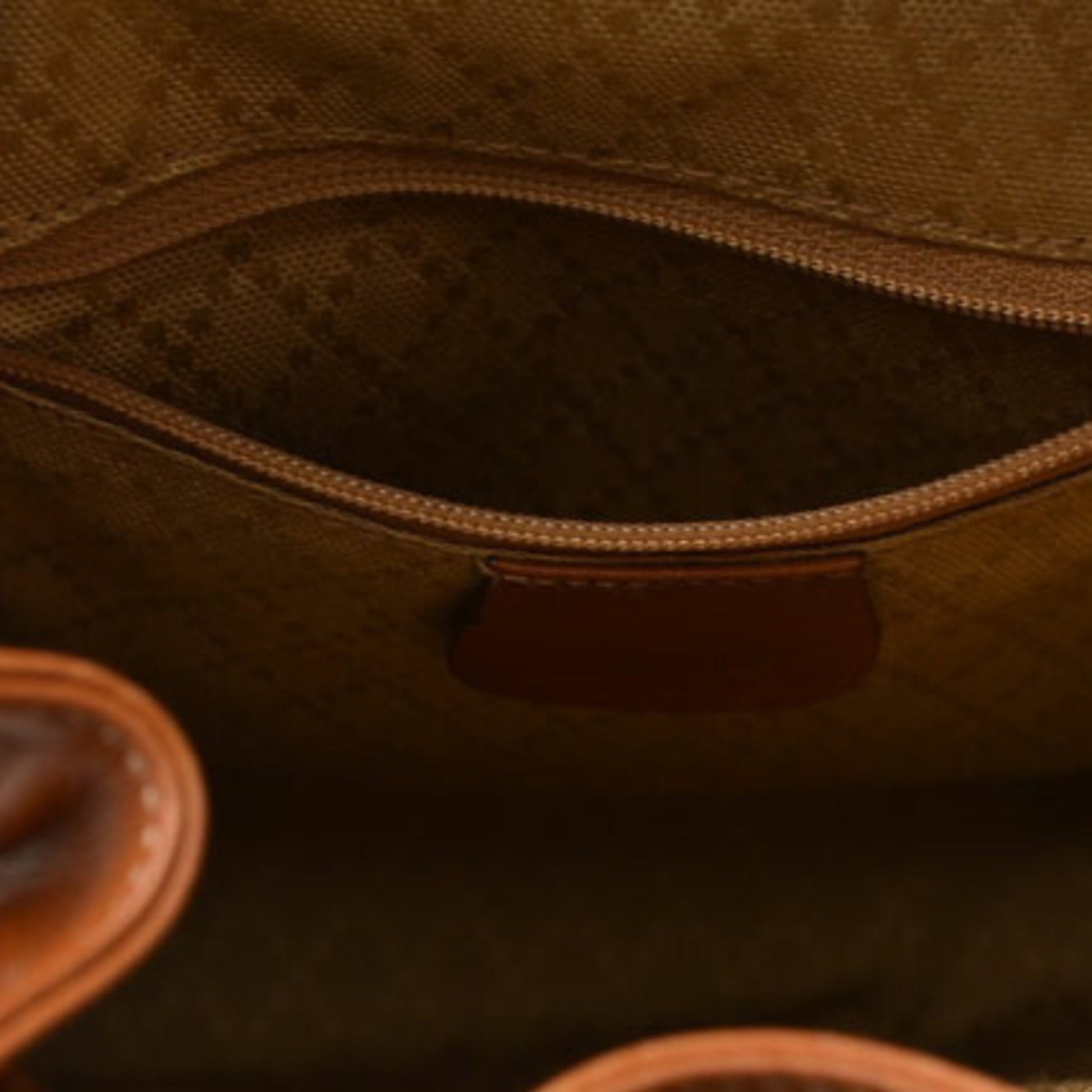 Gucci Brown Leather Backpack