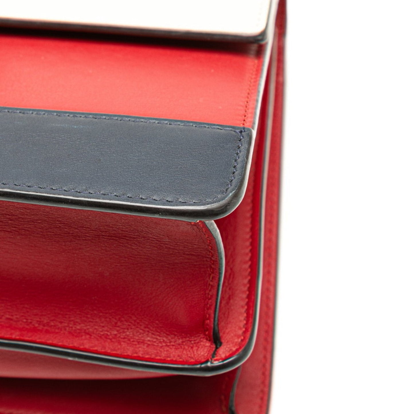 Gucci Red Color Leather Handbag Shoulder Bag