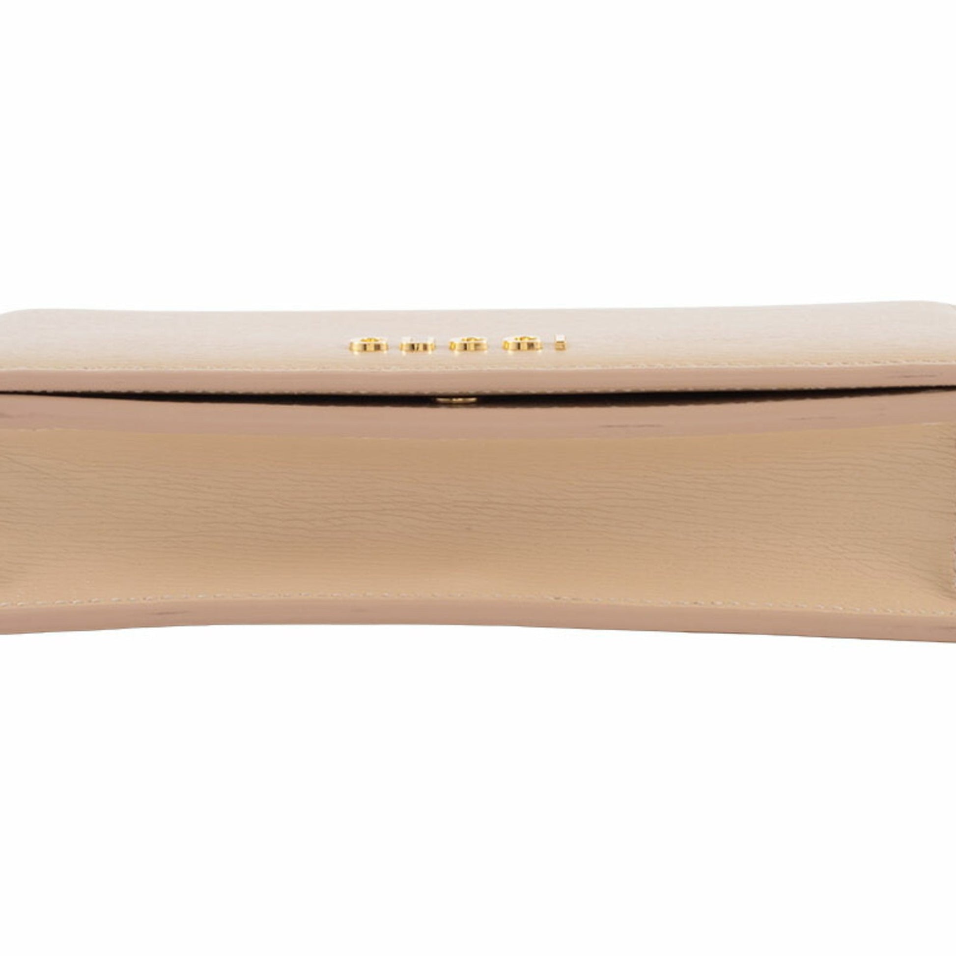 Gucci Pale Orange Leather Shoulder Bag