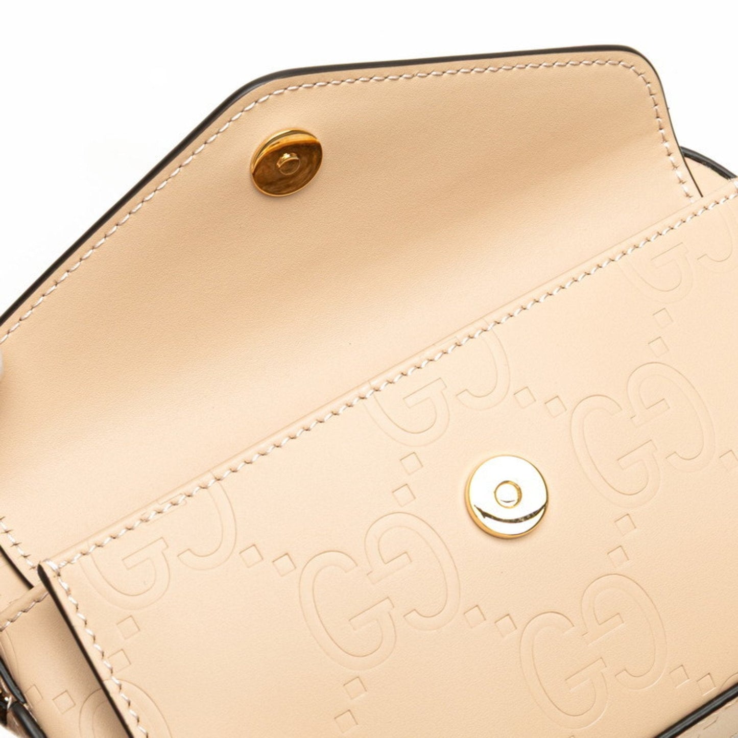 Gucci Beige Leather Shoulder Bag