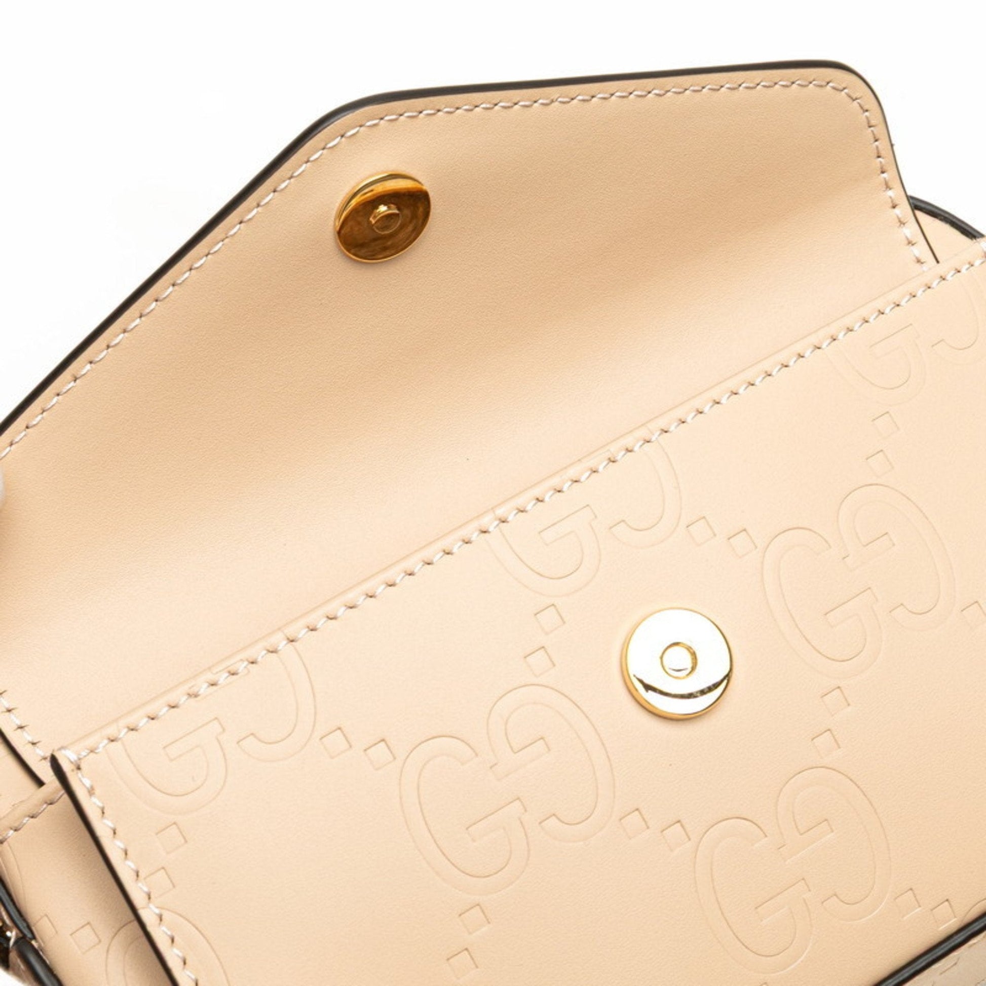 Gucci Beige Leather Shoulder Bag