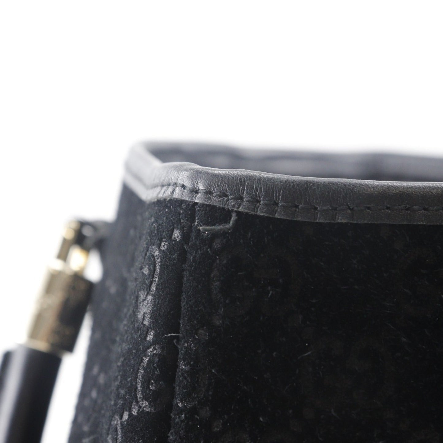 Gucci Black Suede Tote Bag