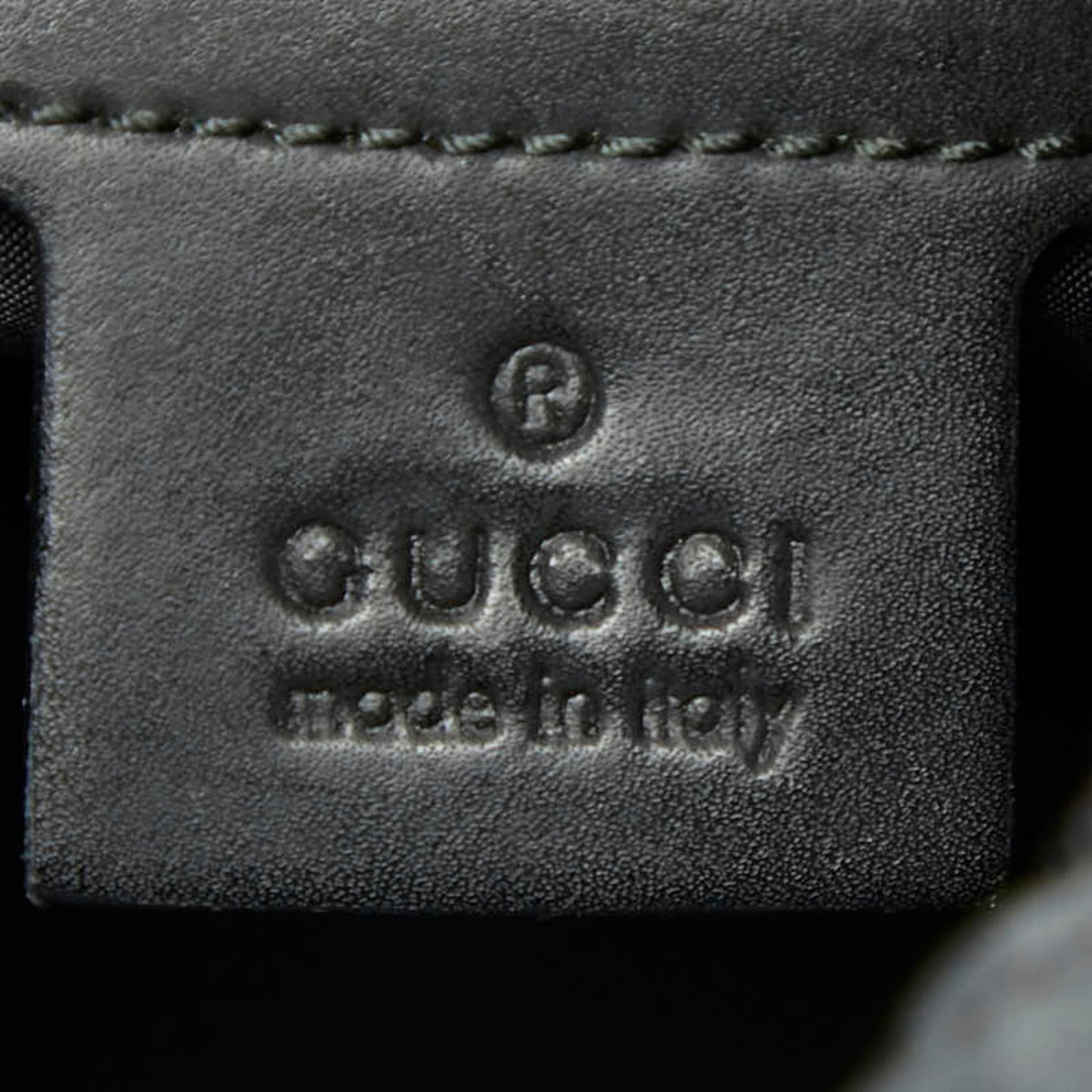Gucci Beige Black Pvc Nylon Backpack
