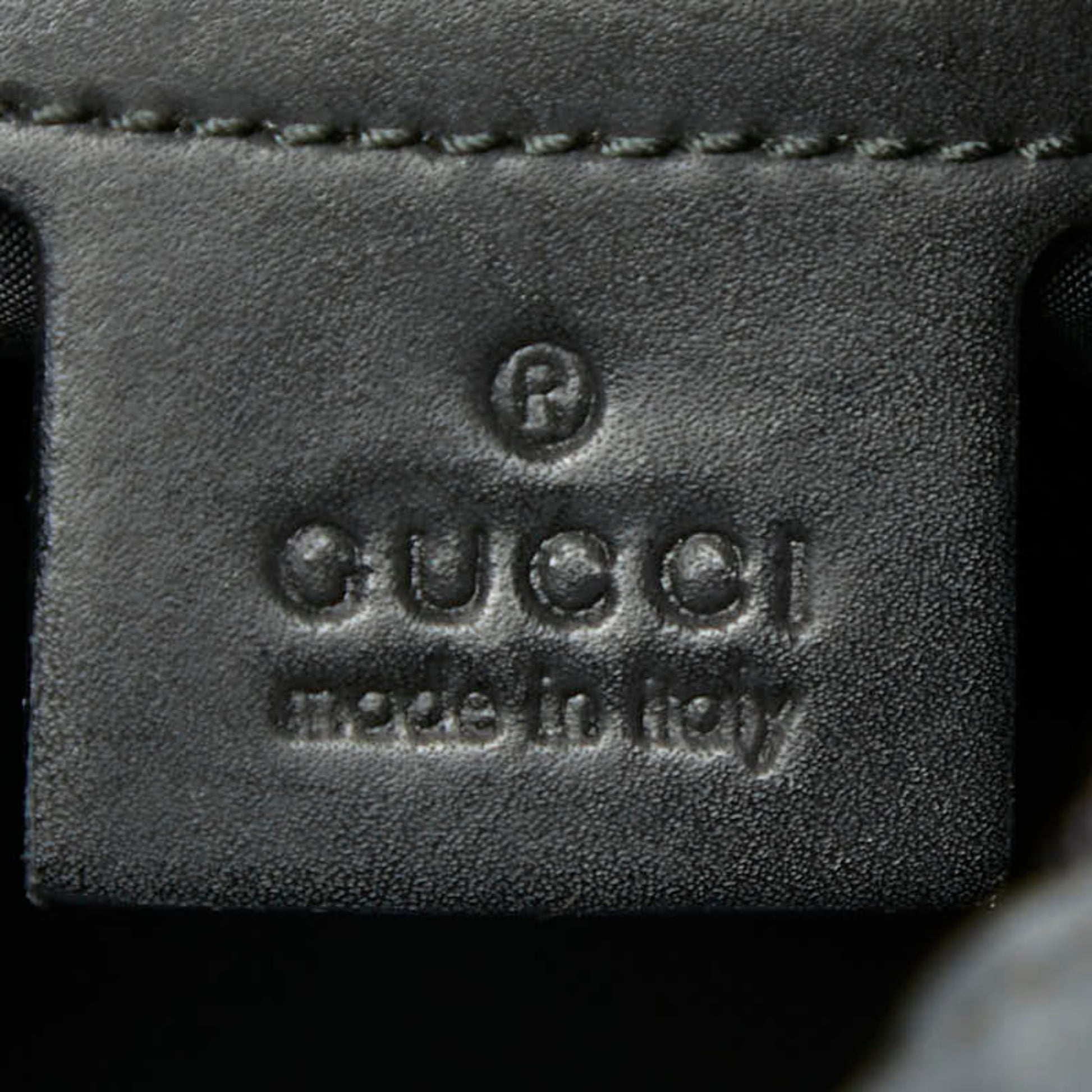 Gucci Beige Black Pvc Nylon Backpack