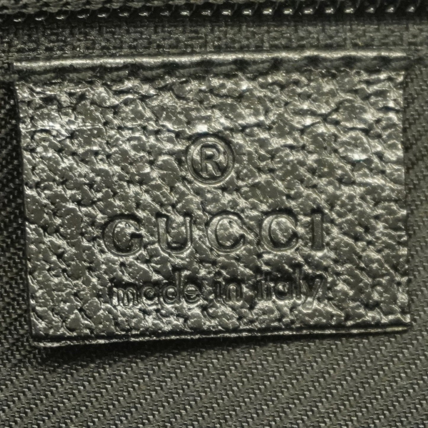 Gucci Black Canvas Shoulder Bag