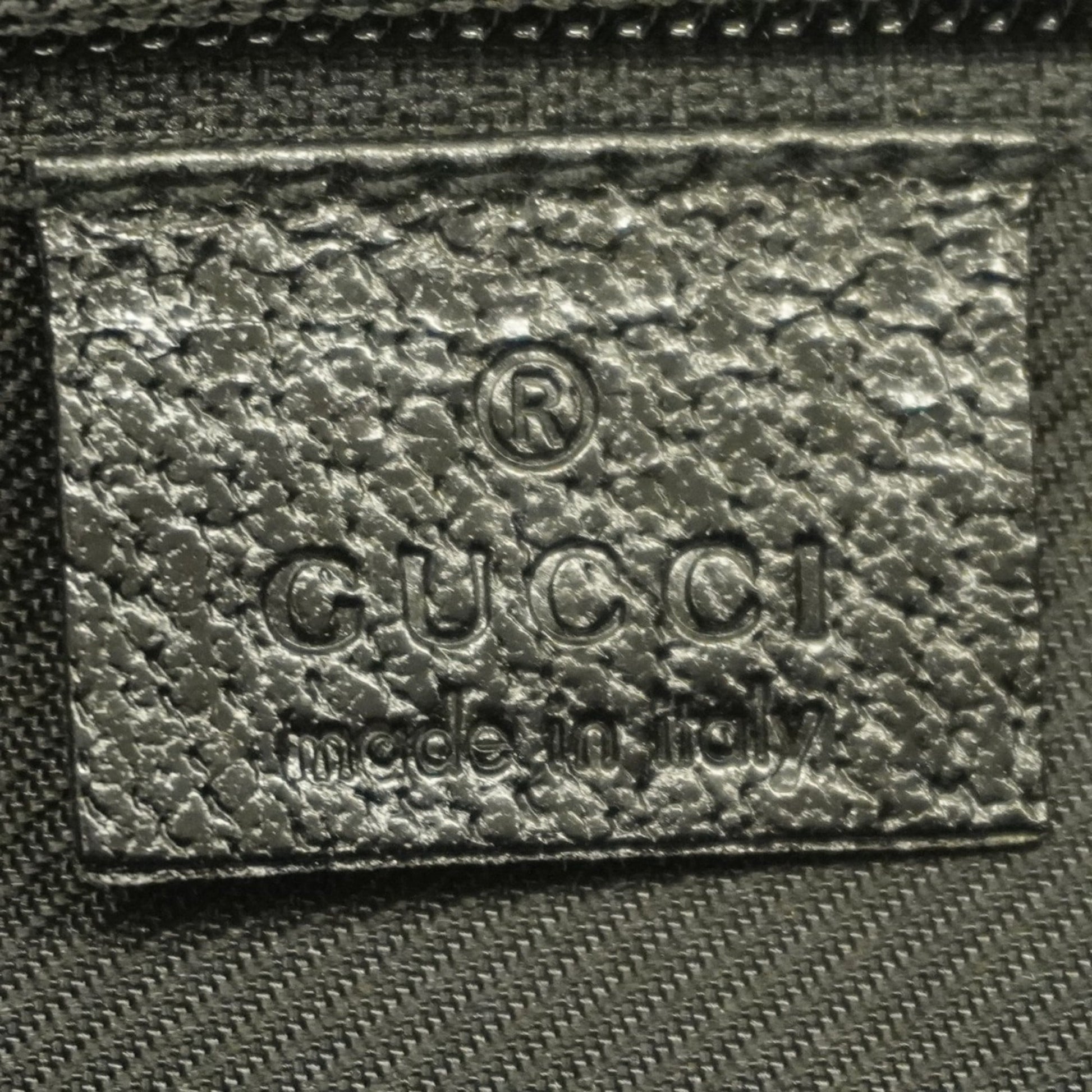 Gucci Black Canvas Shoulder Bag
