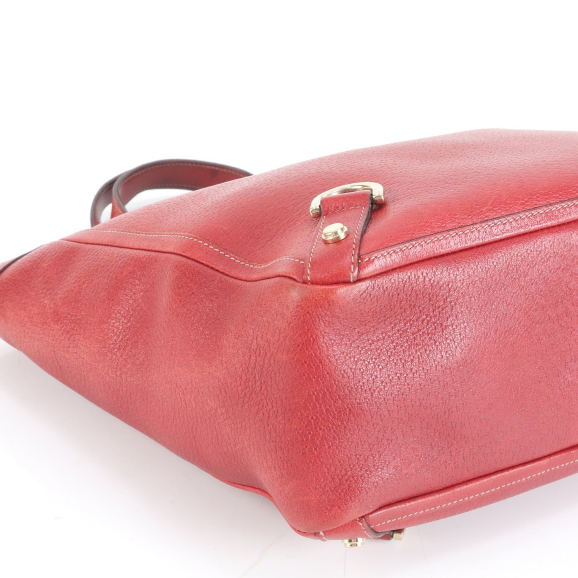 Gucci Red Color Leather Handbag
