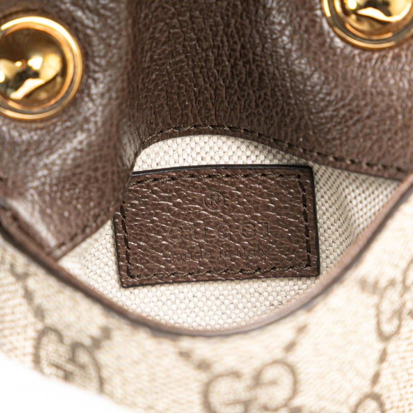 Gucci Brown Pvc Leather Shoulder Bag