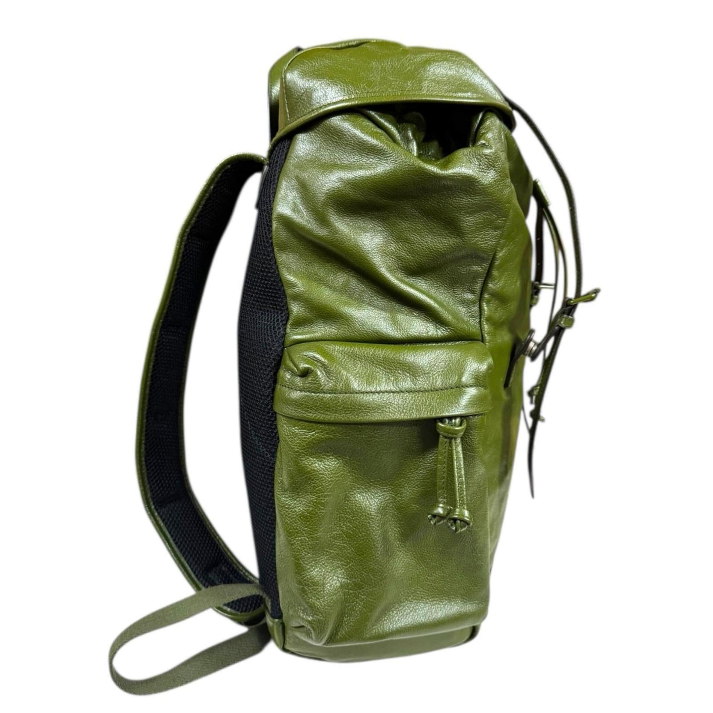 Gucci Green Leather Backpack