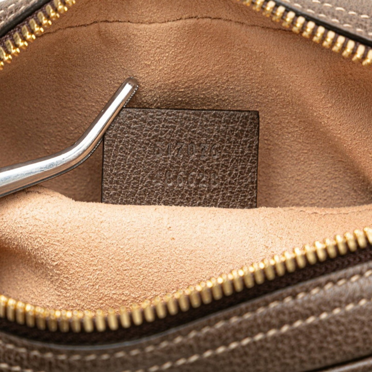 Gucci Ophidia Beige Brown Pvc Leather Fanny Pack
