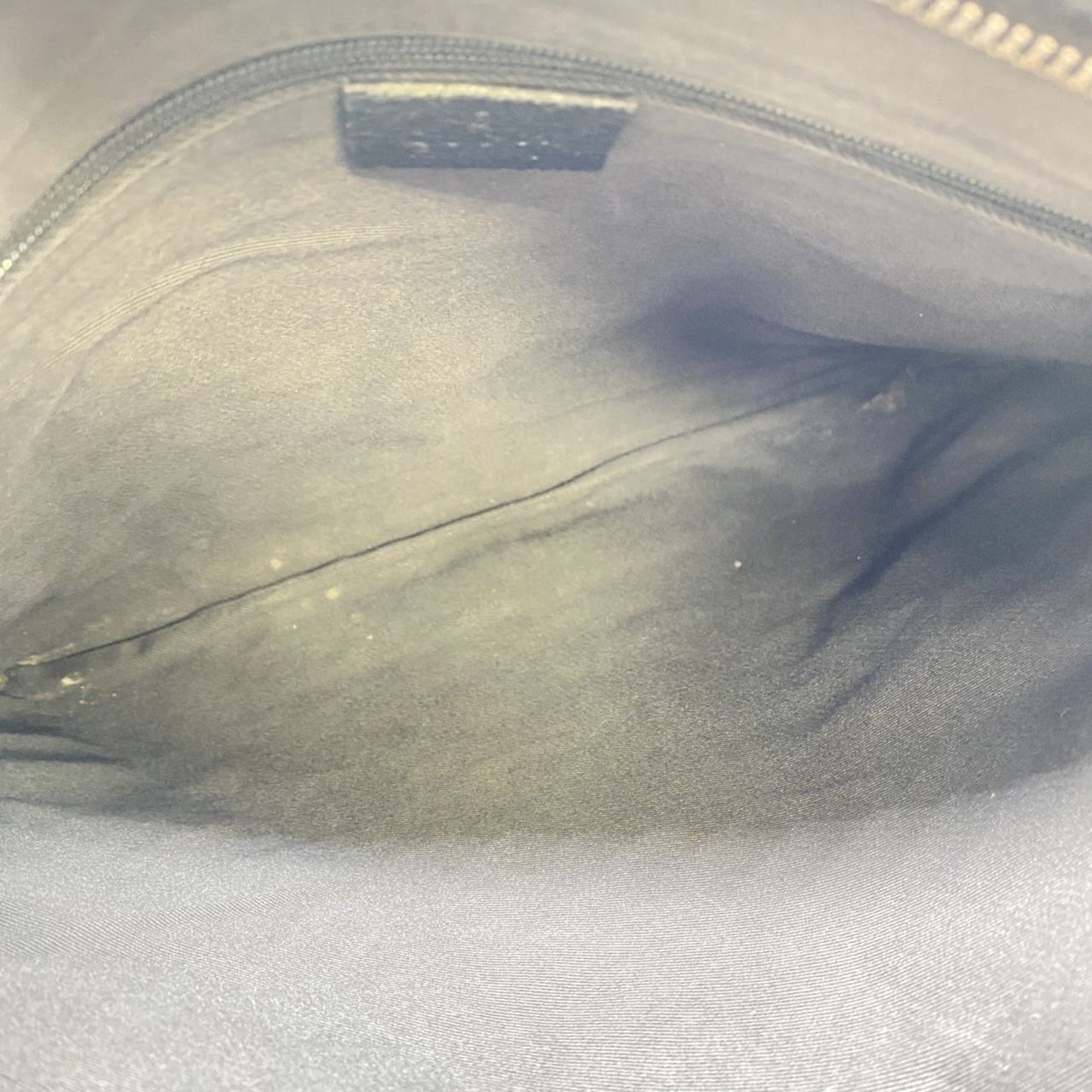 Gucci Black Gg Canvas Shoulder Bag