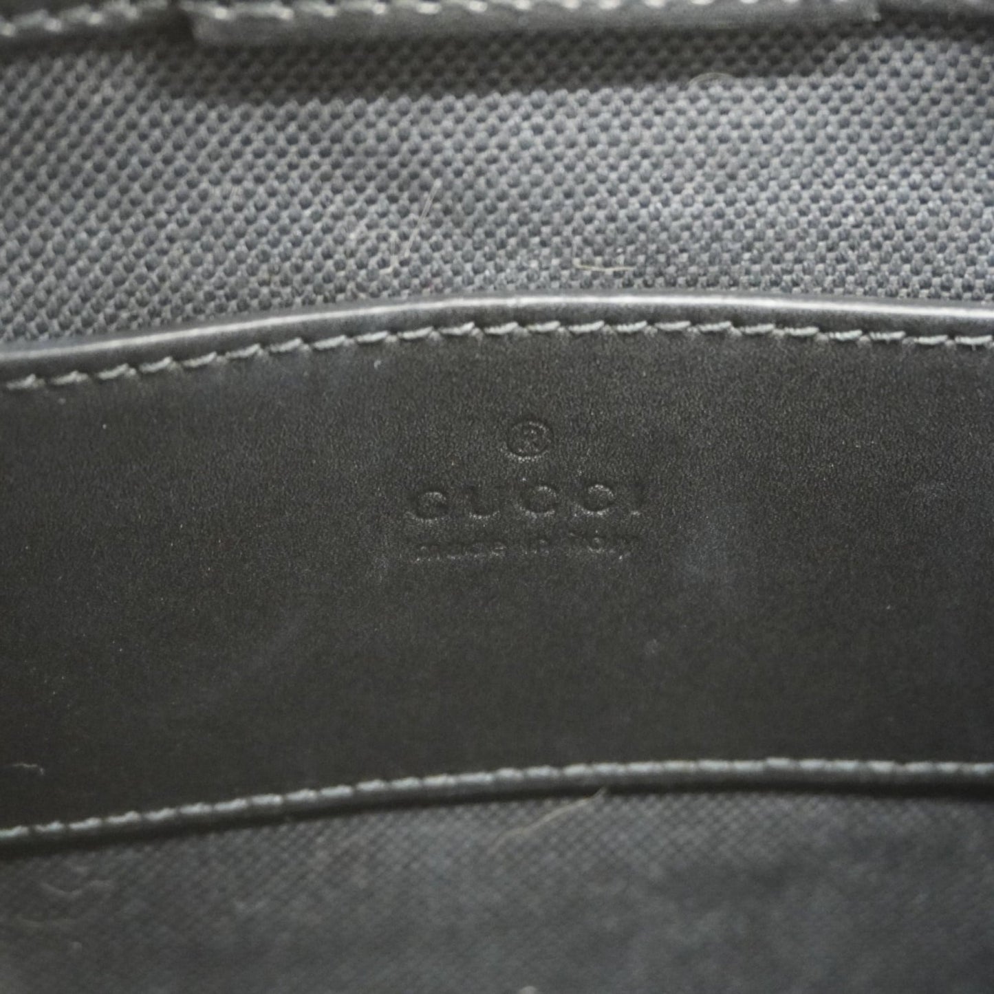 Gucci Black Gray Pvc Handbag