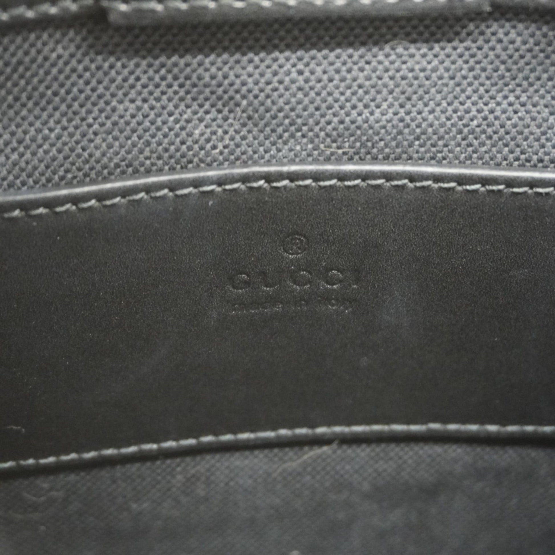 Gucci Black Gray Pvc Handbag