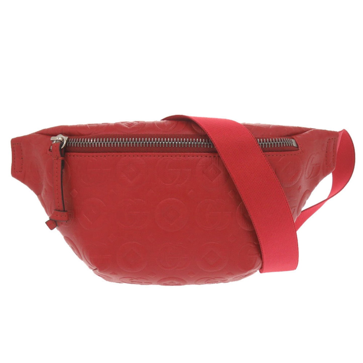 Gucci Red Color Leather Sling Bag