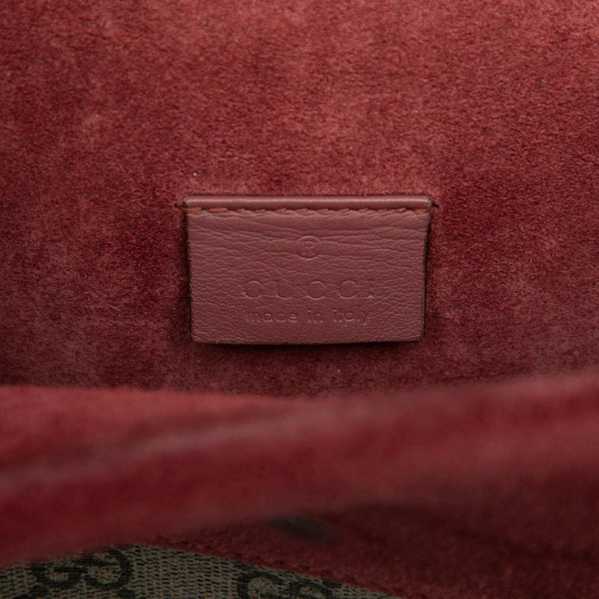 Gucci Beige Multi-Color Pvc Suede Shoulder Bag