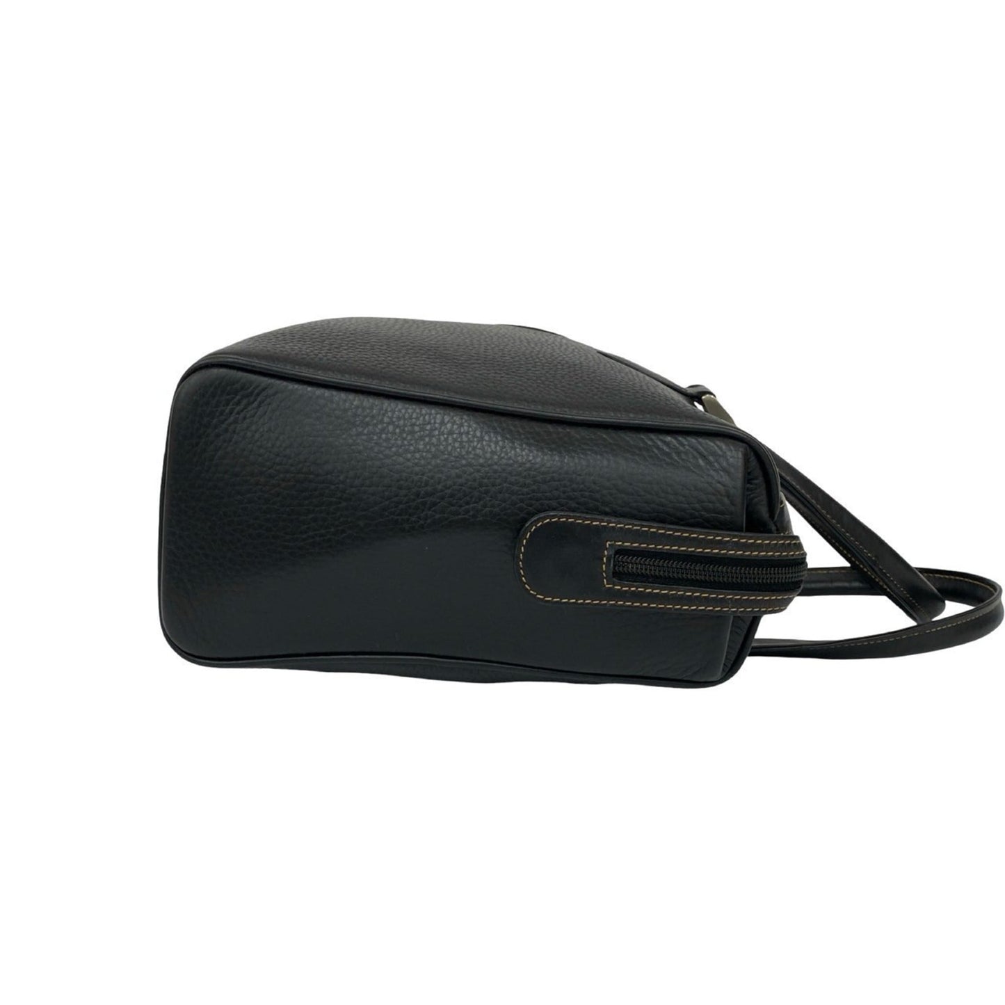 Gucci Black Leather Boston Bag Handbag