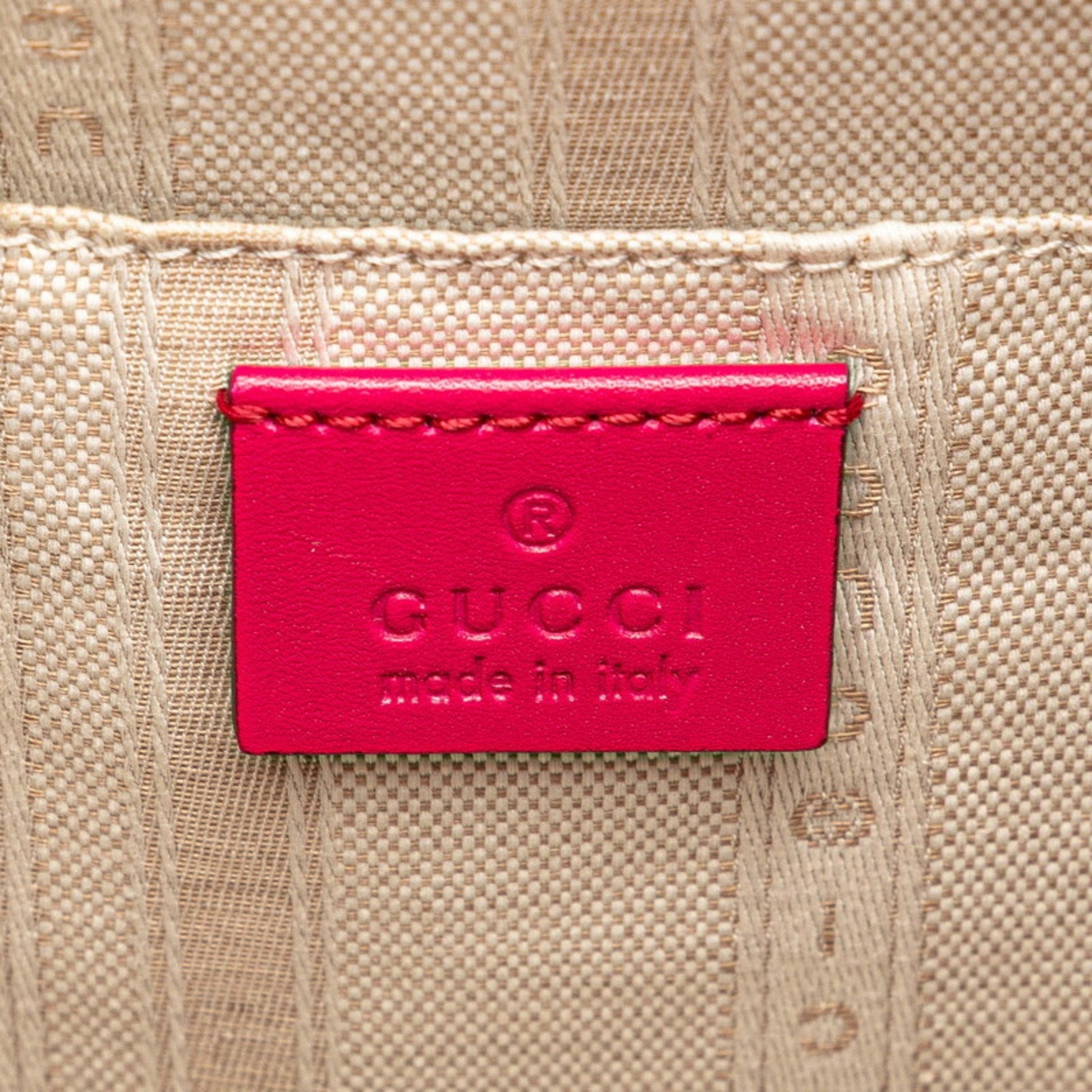 Gucci Diamante Pink Leather Shoulder Bag