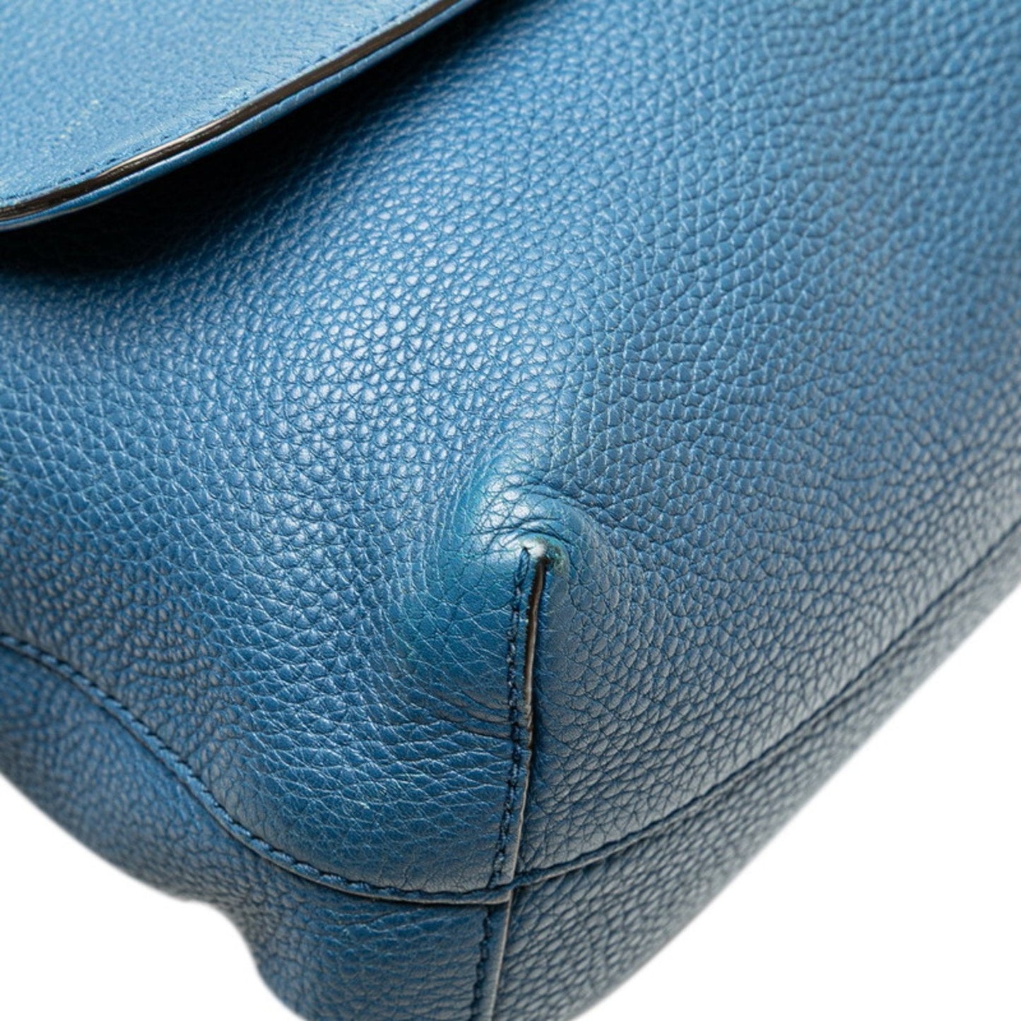 Gucci Blue Leather Shoulder Bag