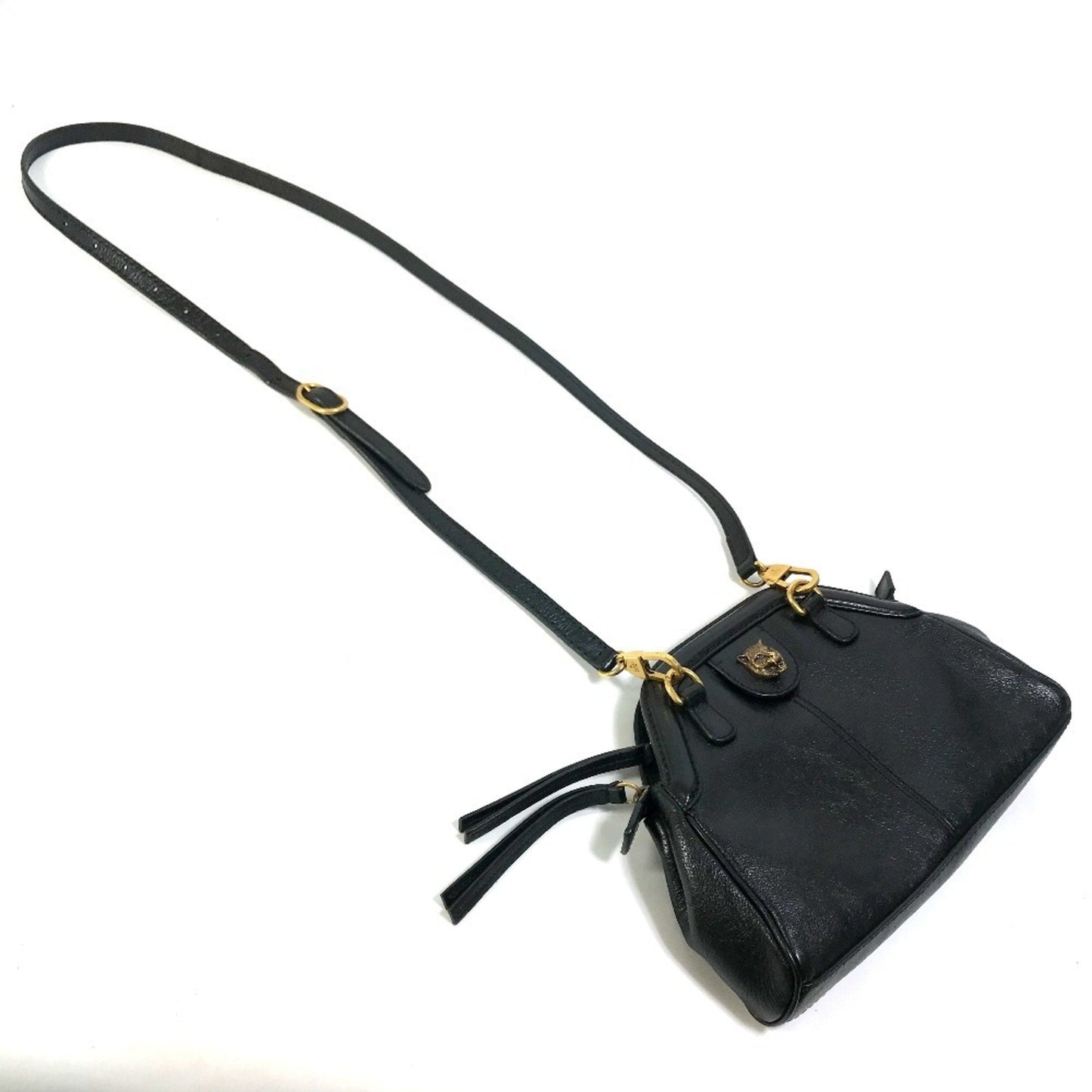 Gucci Black Leather Clutch Bag Shoulder Bag