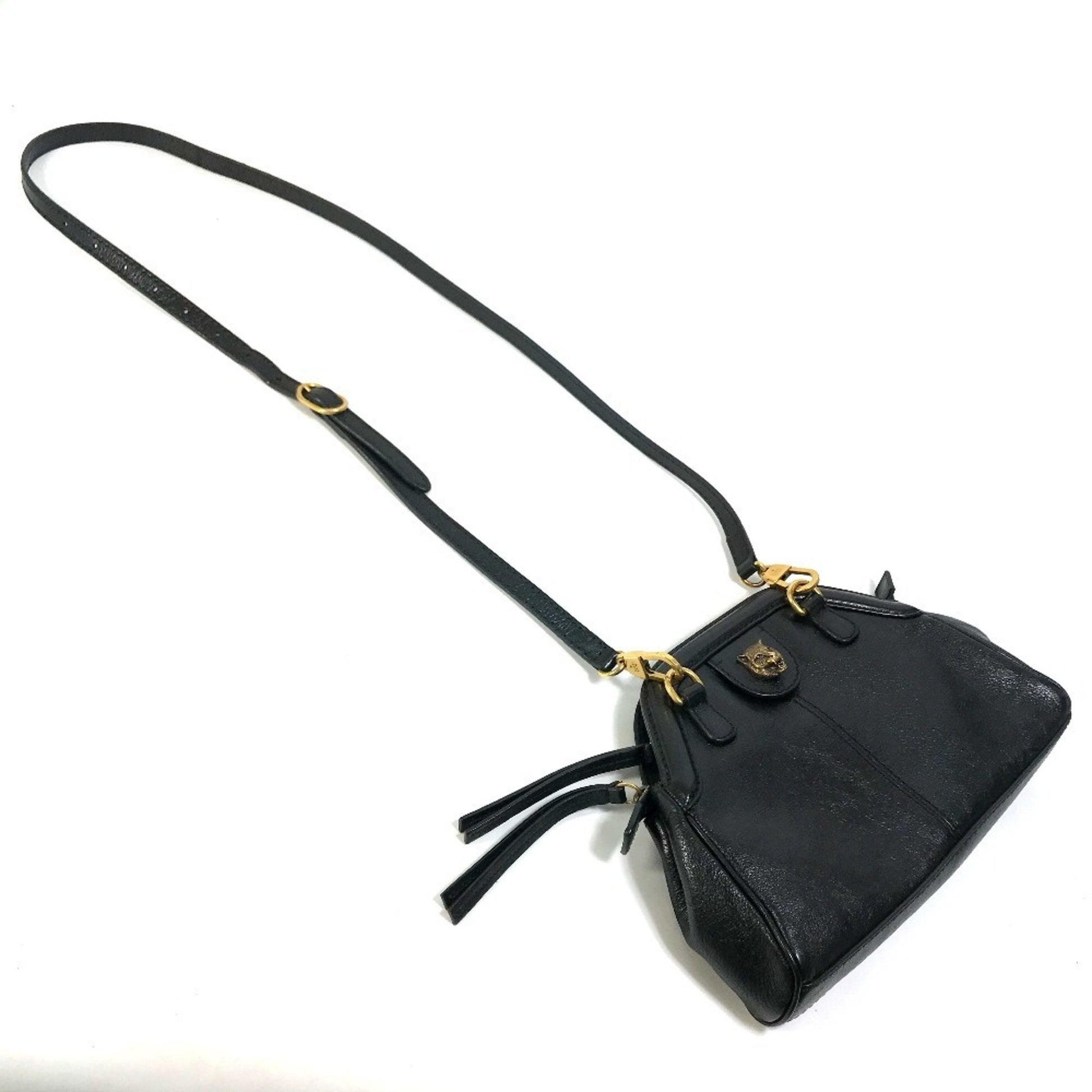 Gucci Black Leather Clutch Bag Shoulder Bag