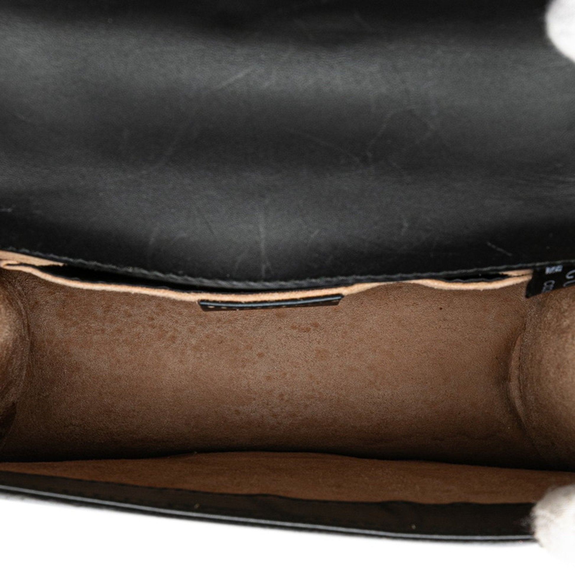 Gucci Black Leather Shoulder Bag