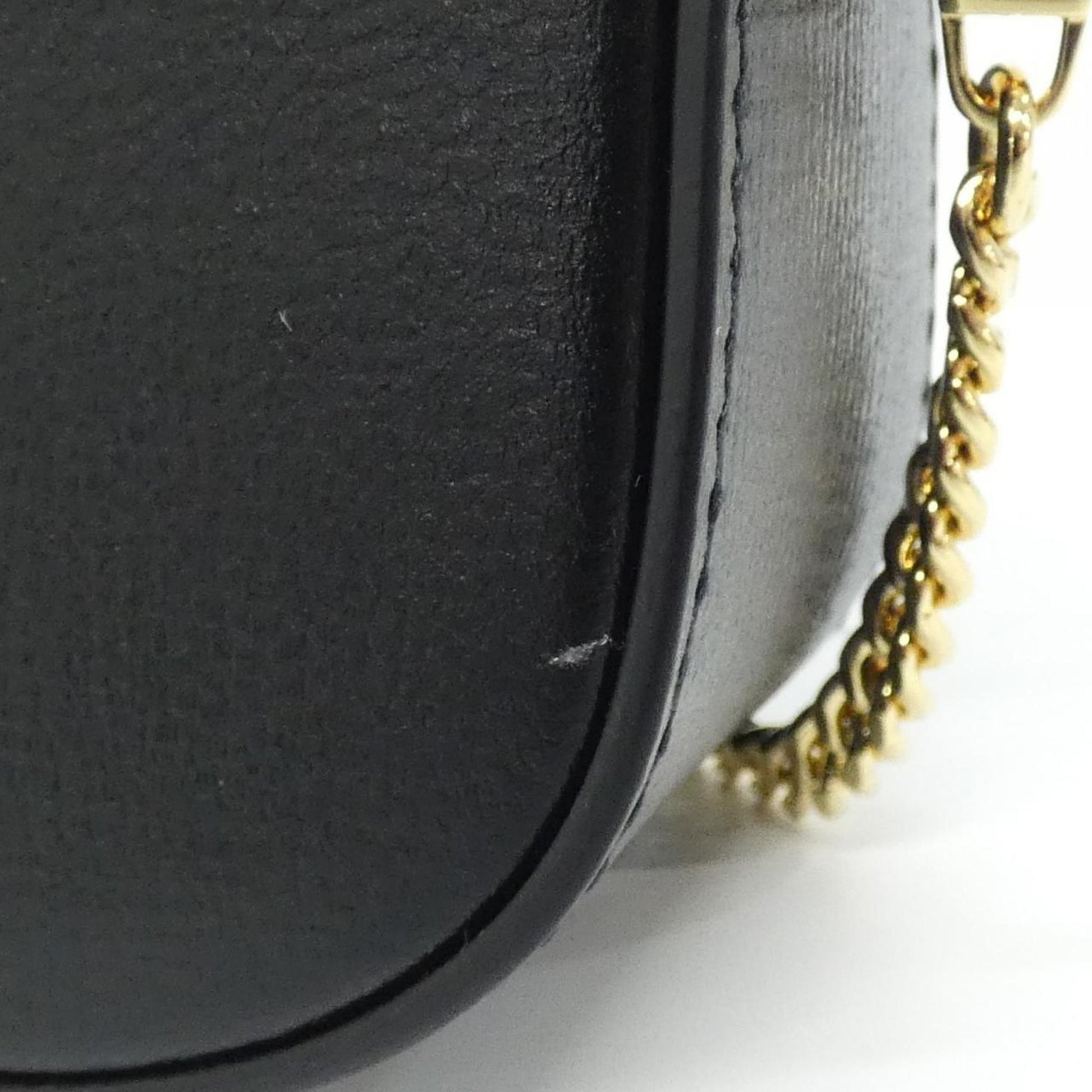 Gucci Black Leather Shoulder Bag