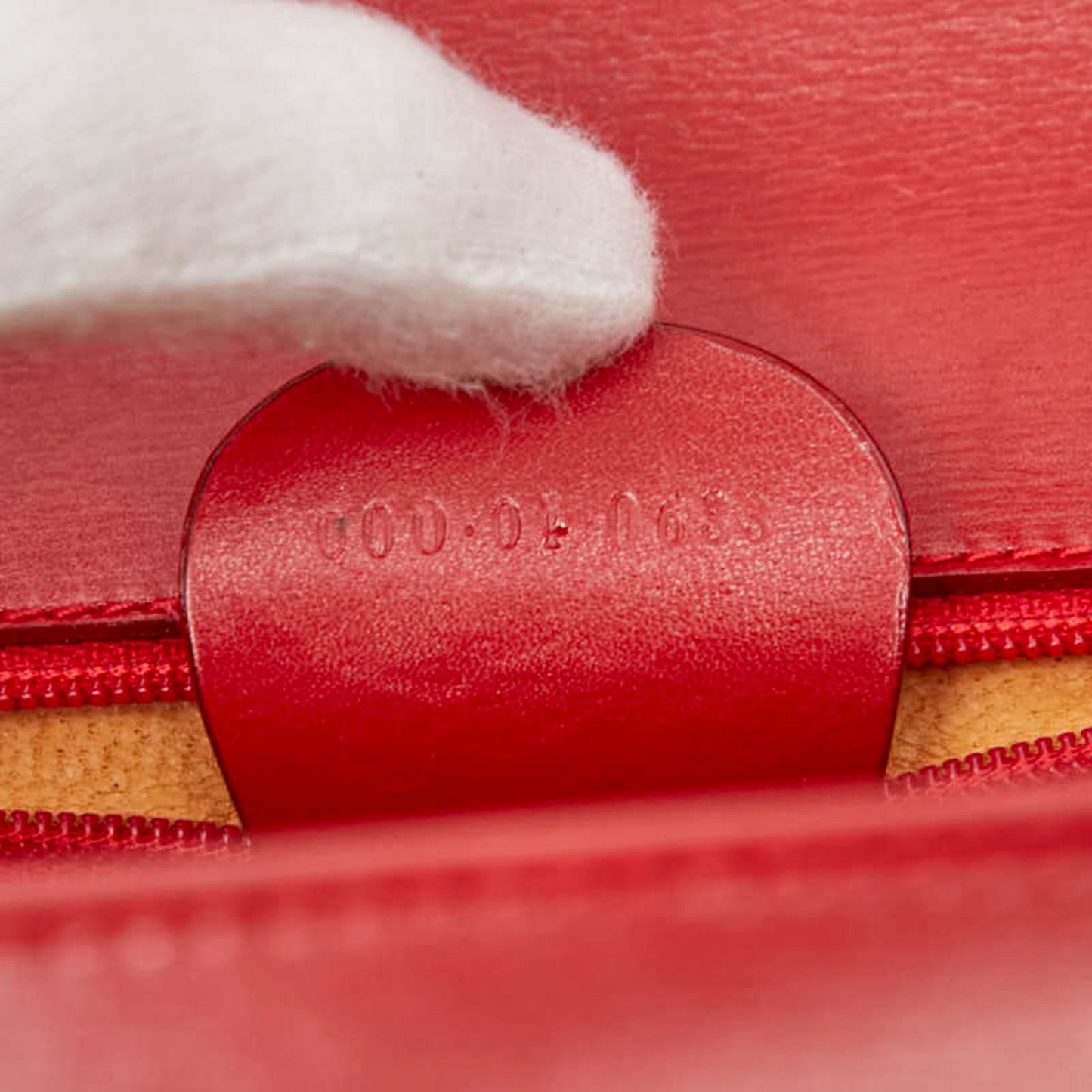 Gucci Bamboo Red Color Leather Handbag Shoulder Bag