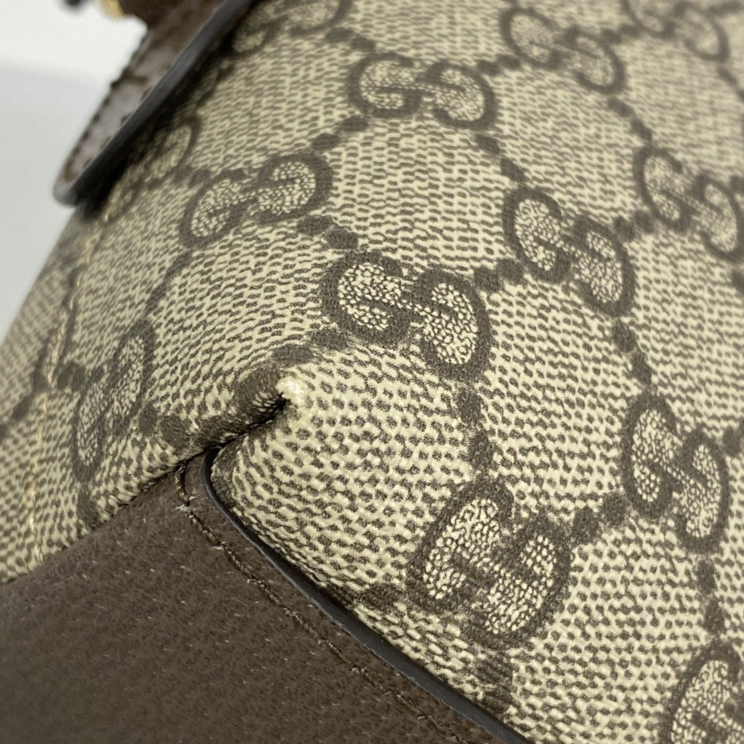 Gucci Brown Pvc Shoulder Bag