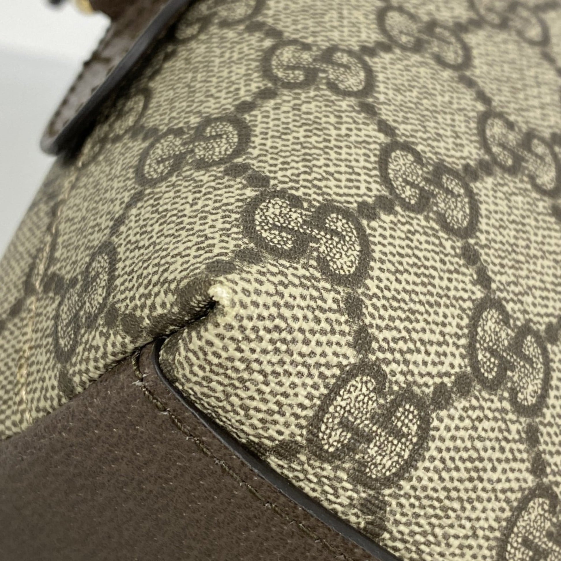 Gucci Brown Pvc Shoulder Bag