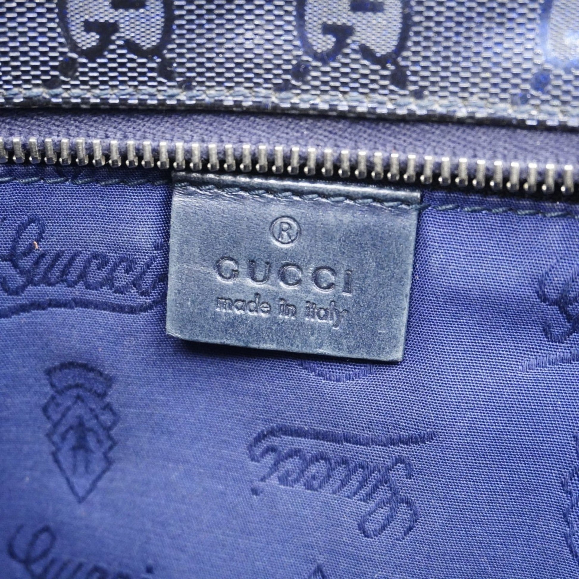 Gucci Purple Pvc Tote Bag