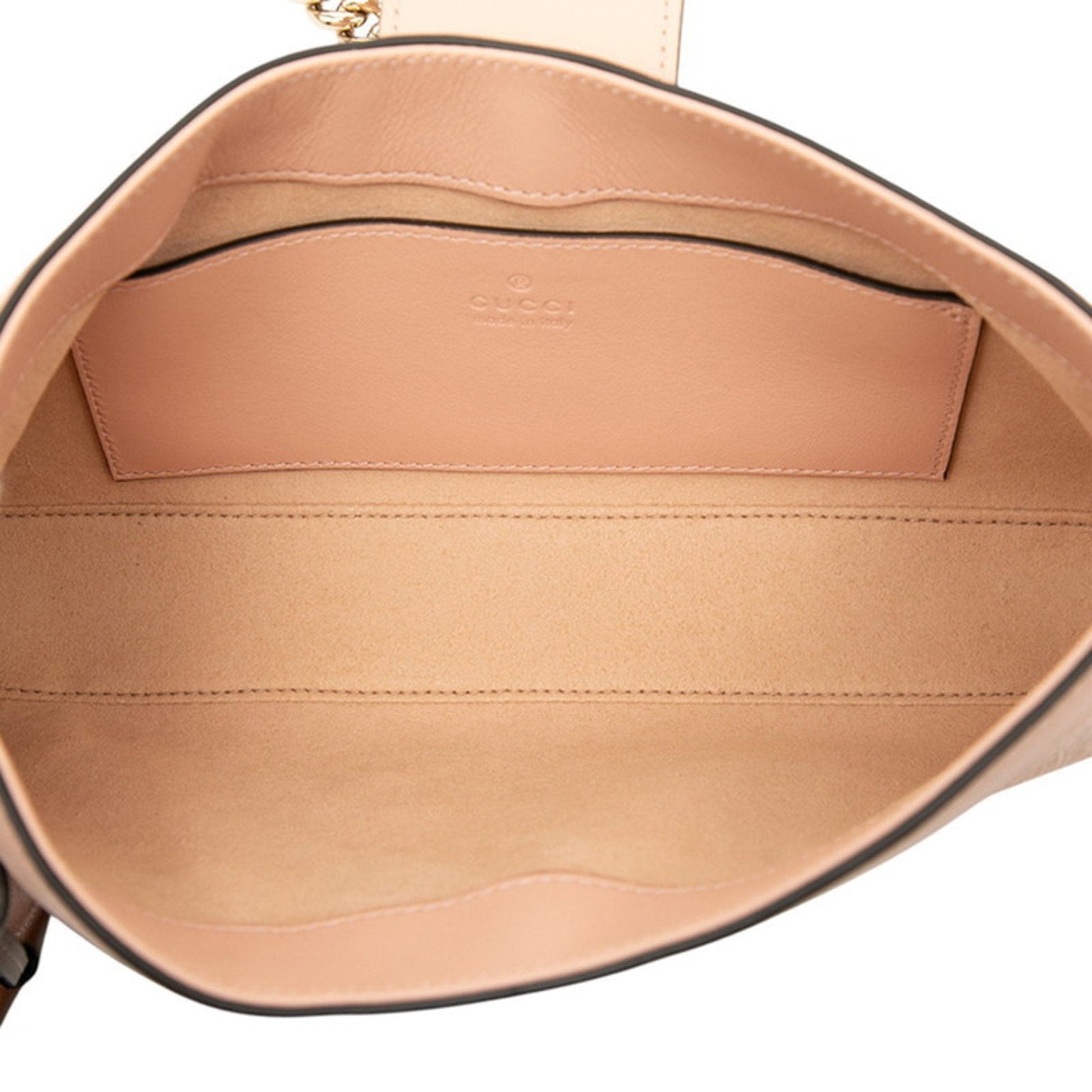 Gucci Pink Pvc Leather Shoulder Bag