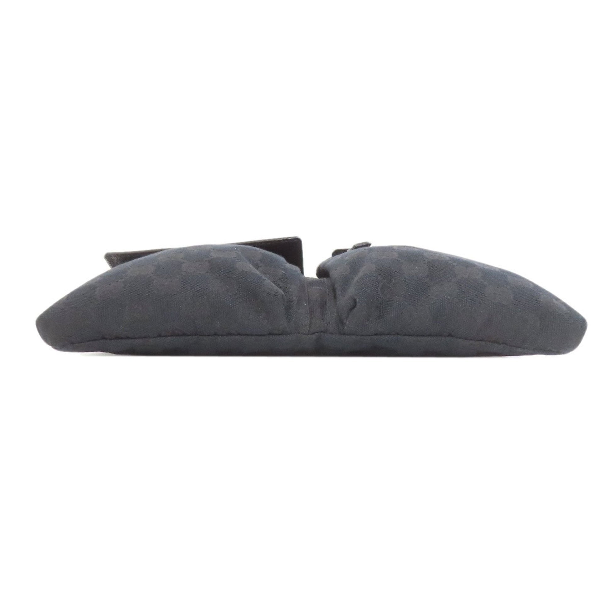 Gucci Black Canvas Fanny Pack Sling Bag