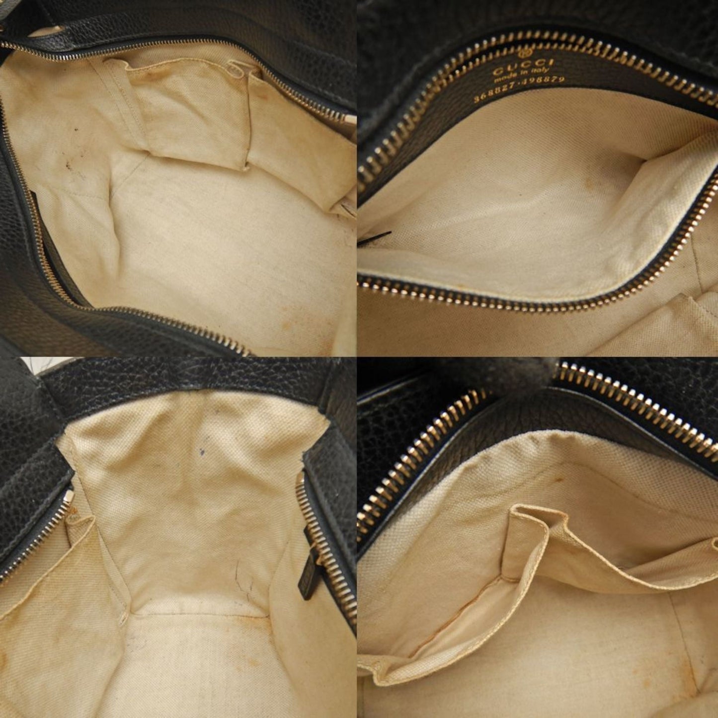 Gucci Black Leather Handbag