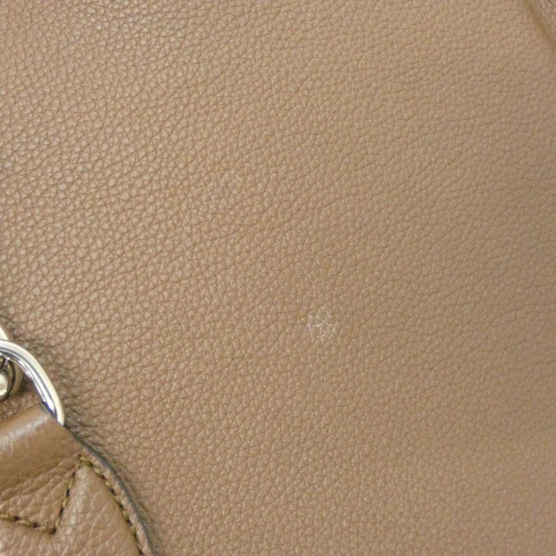 Gucci Light Brown Leather Handbag
