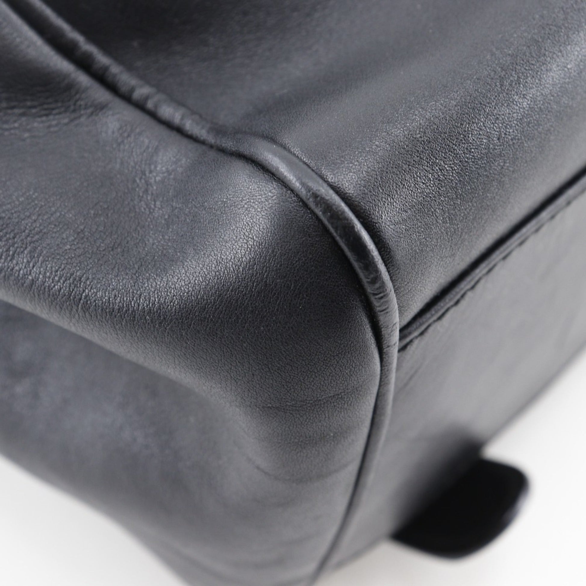 Gucci Black Leather Backpack