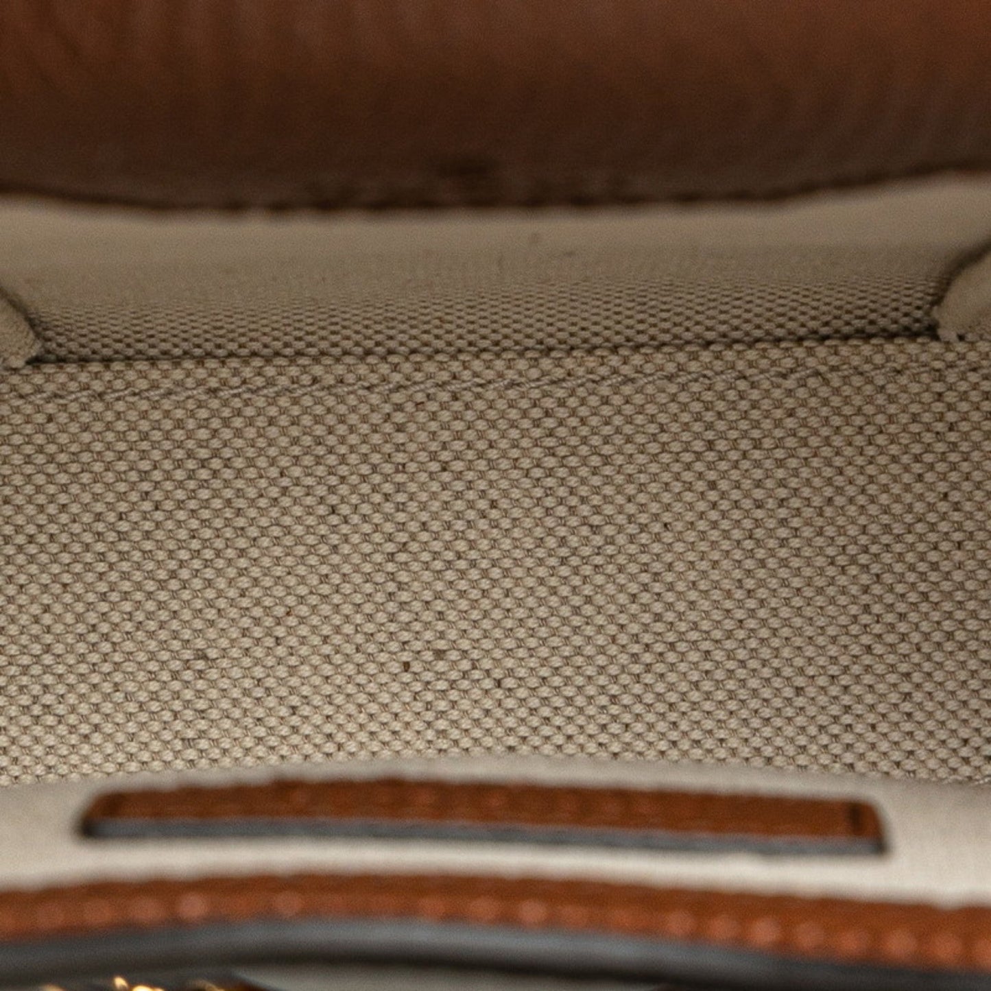 Gucci Brown Canvas Leather Shoulder Bag