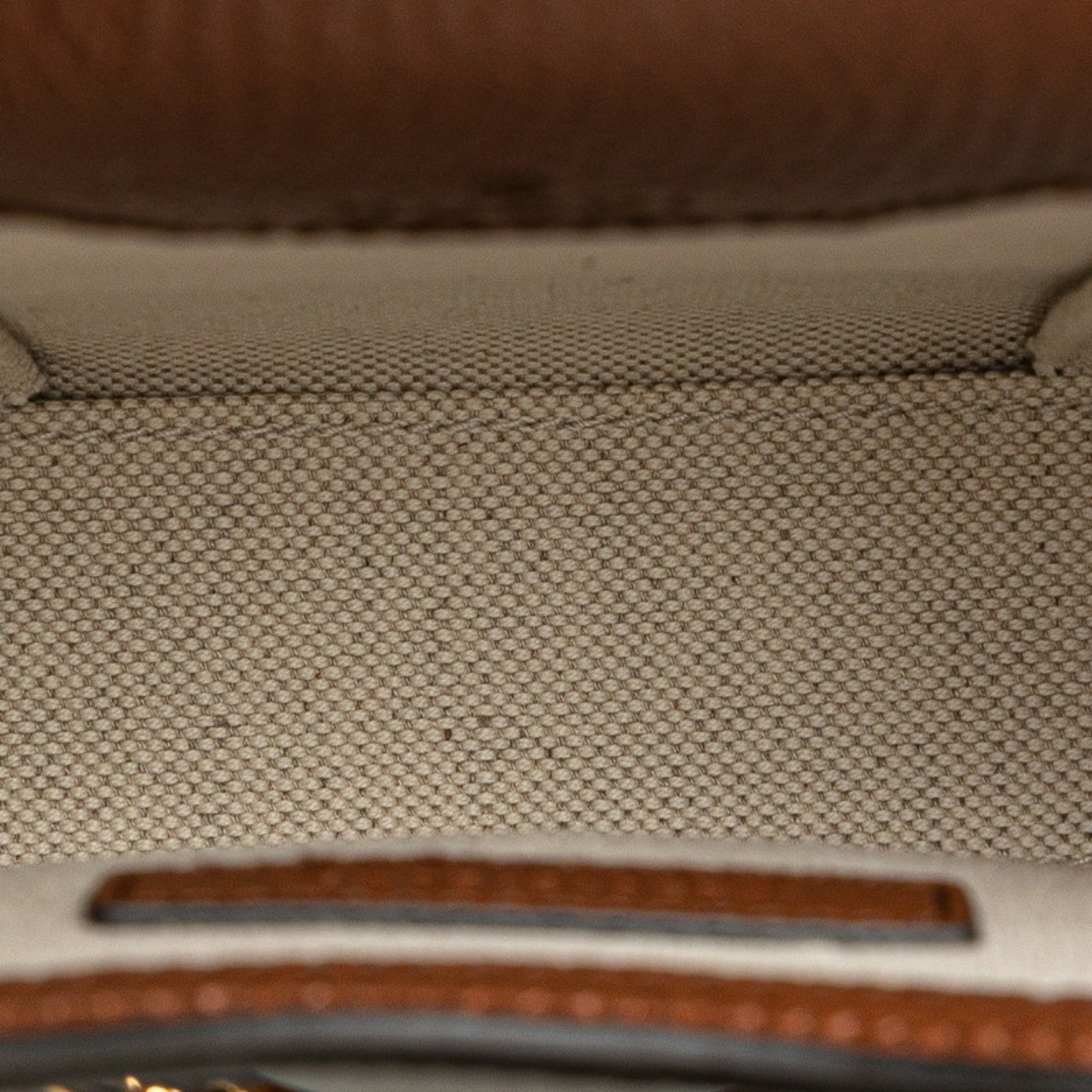 Gucci Brown Canvas Leather Shoulder Bag