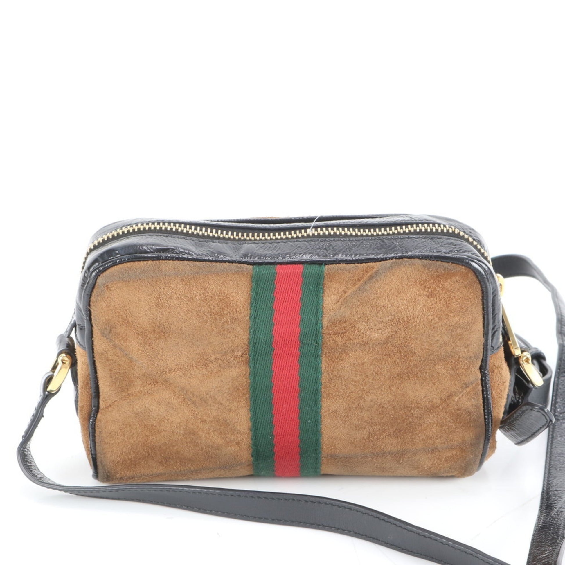 Gucci Brown Leather Shoulder Bag