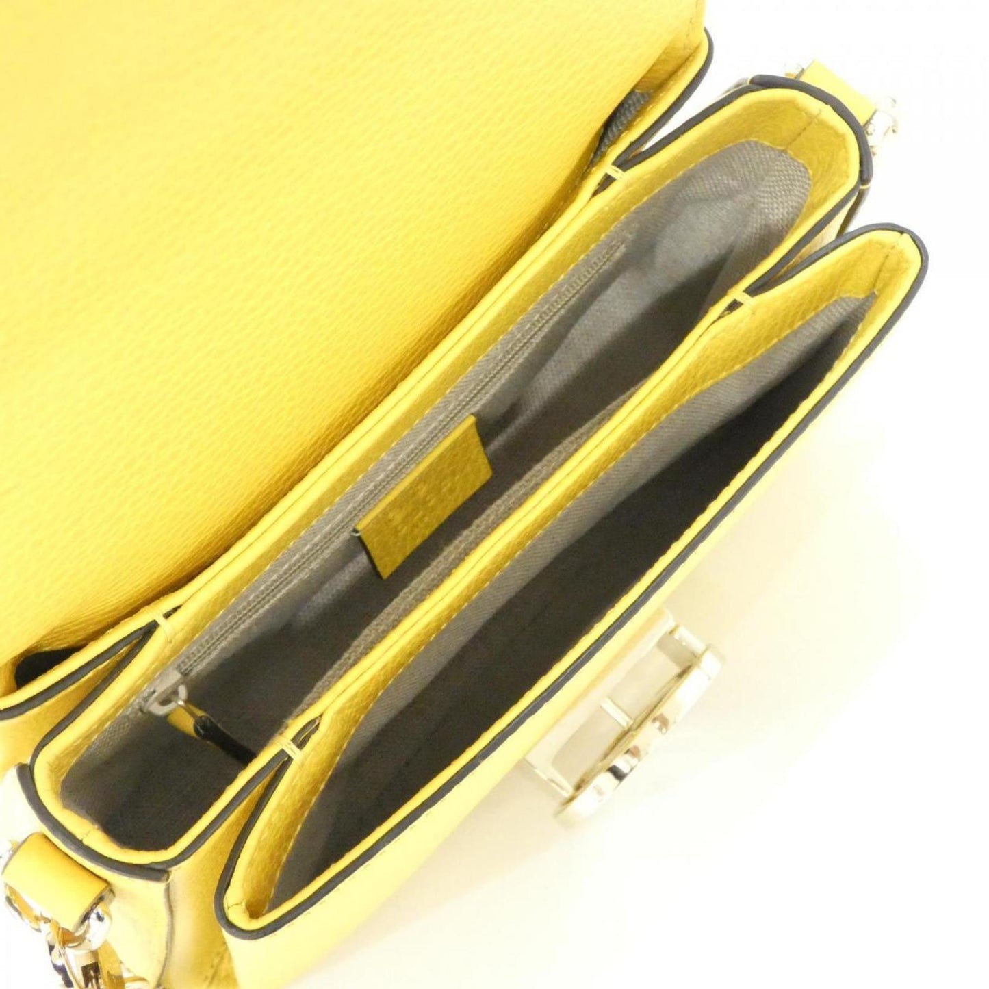 Gucci Yellow Leather Shoulder Bag
