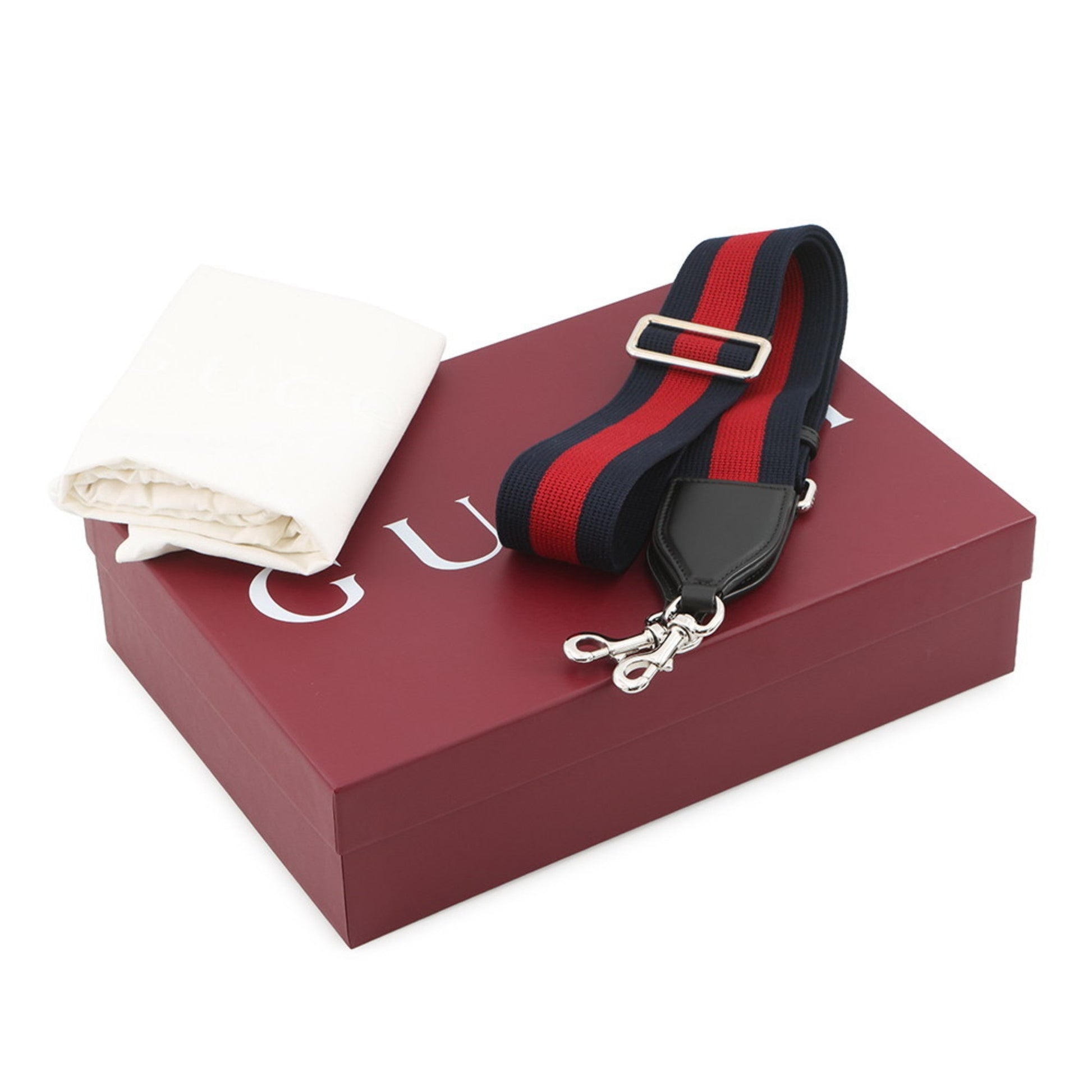 Gucci Black Gg Supreme Leather Shoulder Bag