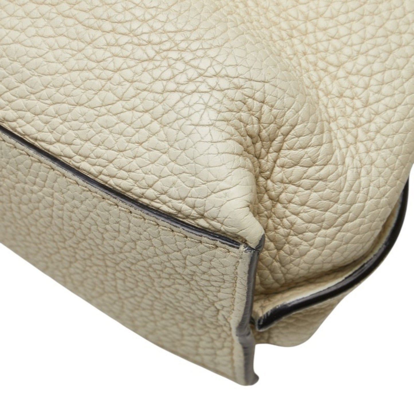 Gucci White Leather Handbag Shoulder Bag