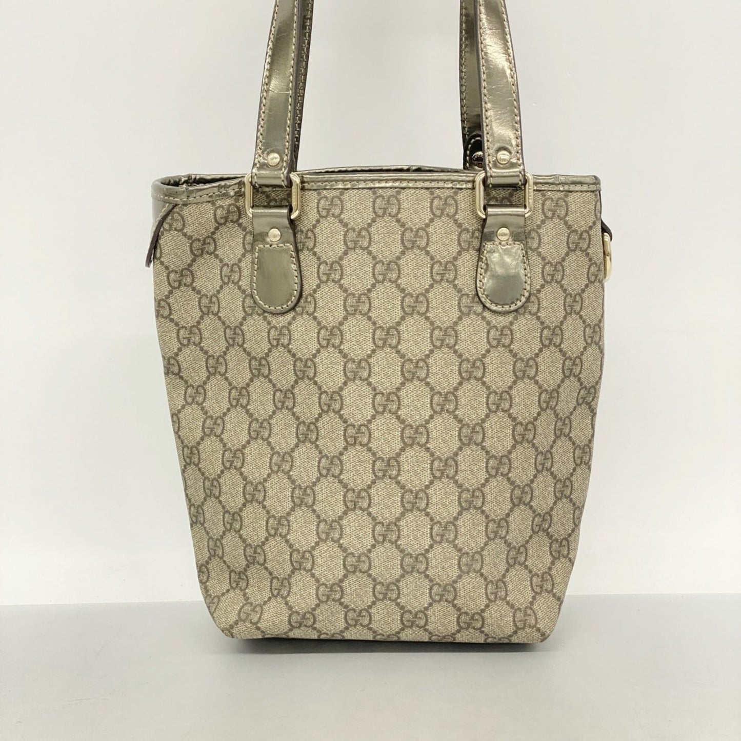 Gucci Beige Pvc Tote Bag