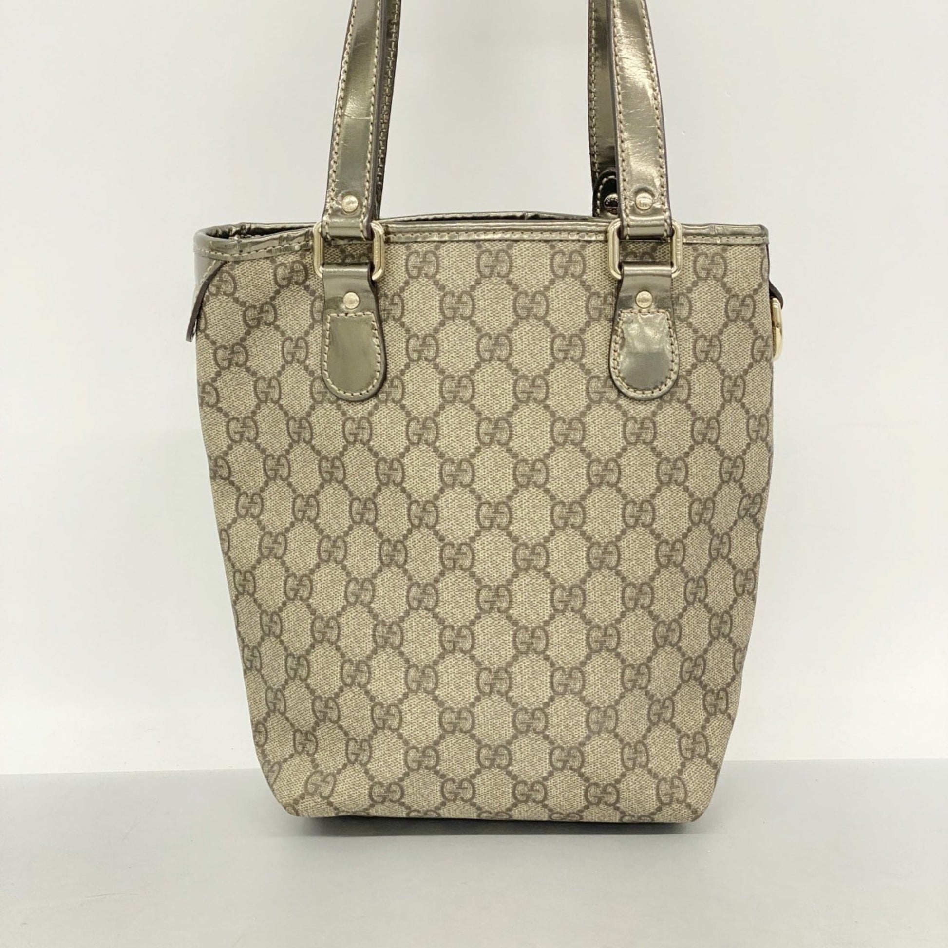 Gucci Beige Pvc Tote Bag