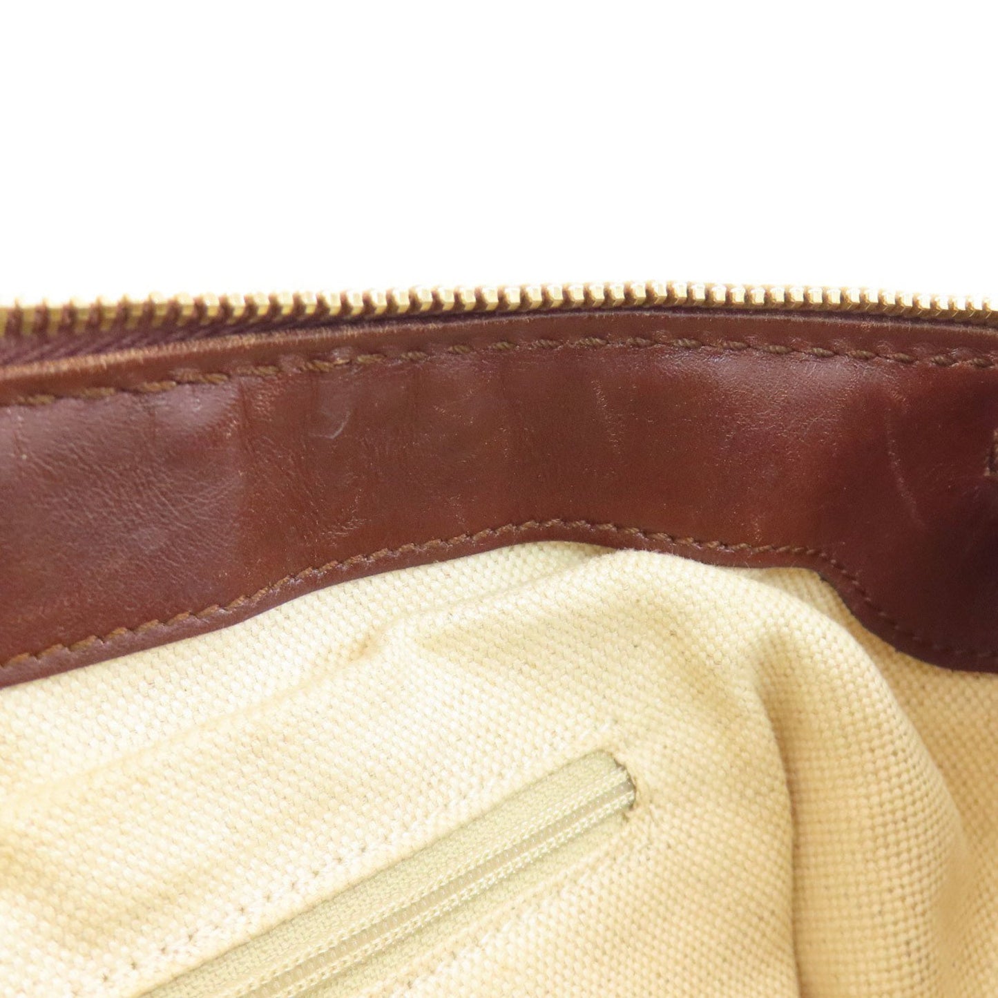 Gucci Brown Canvas Tote Bag