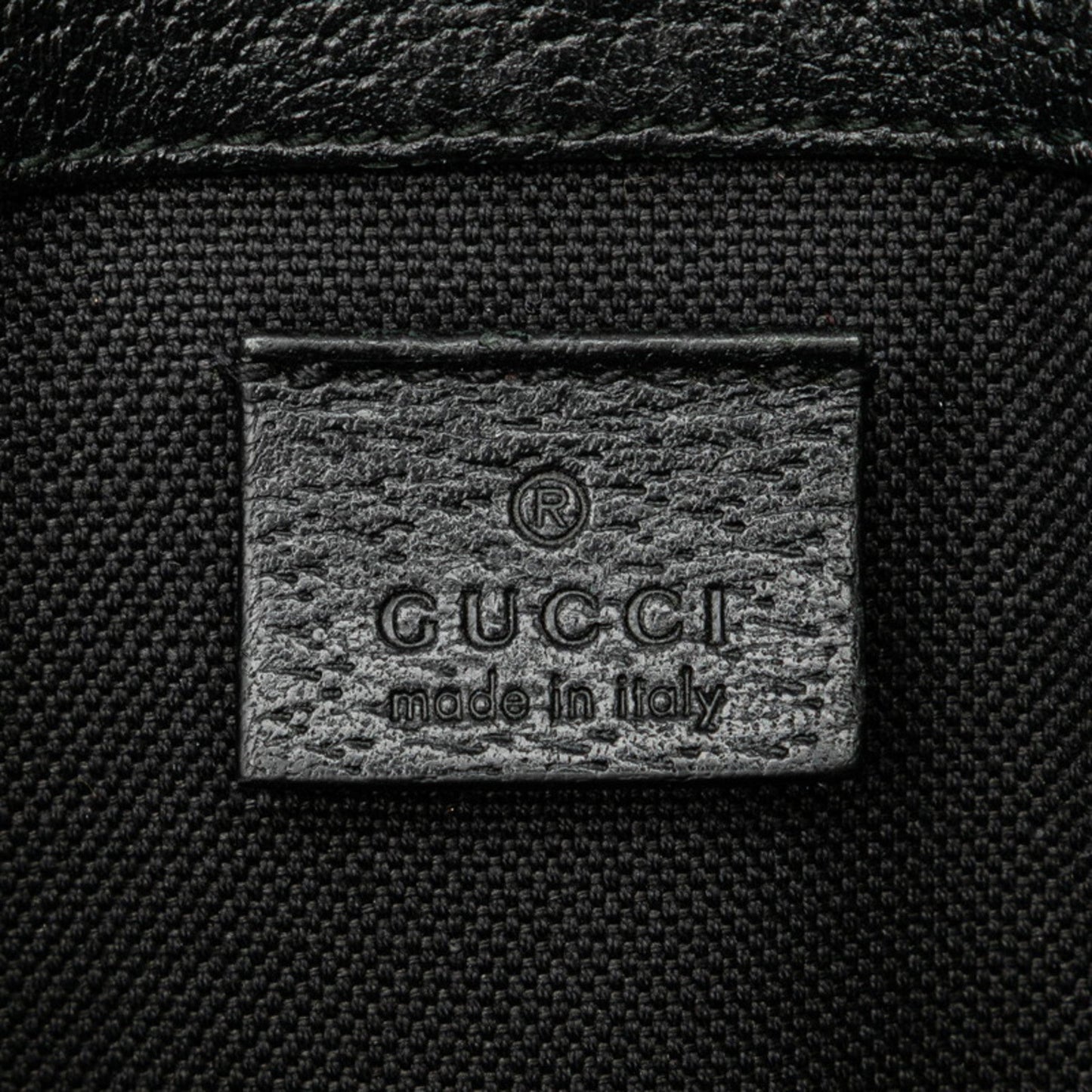 Gucci Black Multi-Color Leather Sling Bag